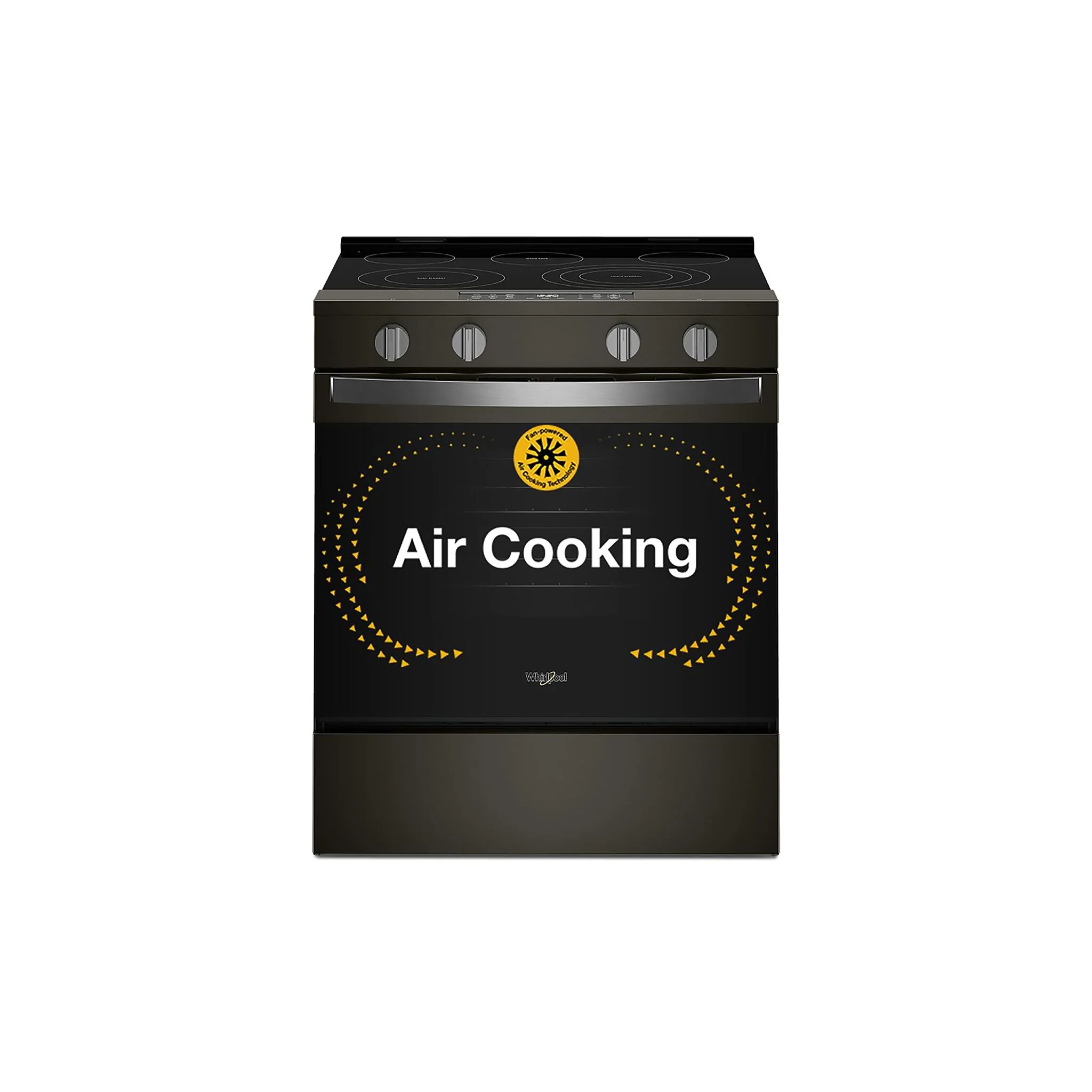 Whirlpool Black-on-Stainless Slide-In Gas Convection Range (5 cu.ft.) - WSGS5030SV - Image 6