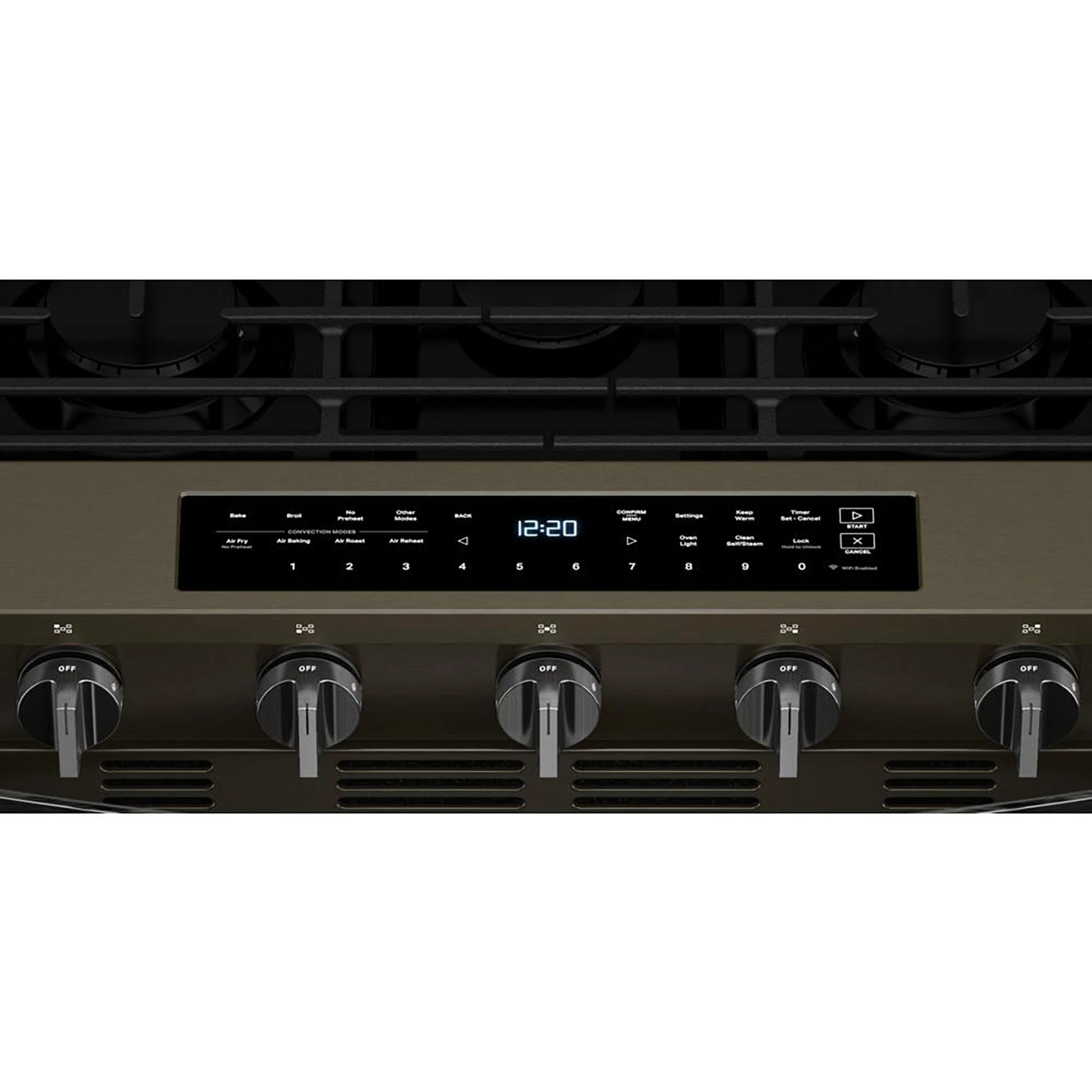 Whirlpool Black-on-Stainless Slide-In Gas Range (5 Cu.Ft.)- WSGS7530RV - Image 5
