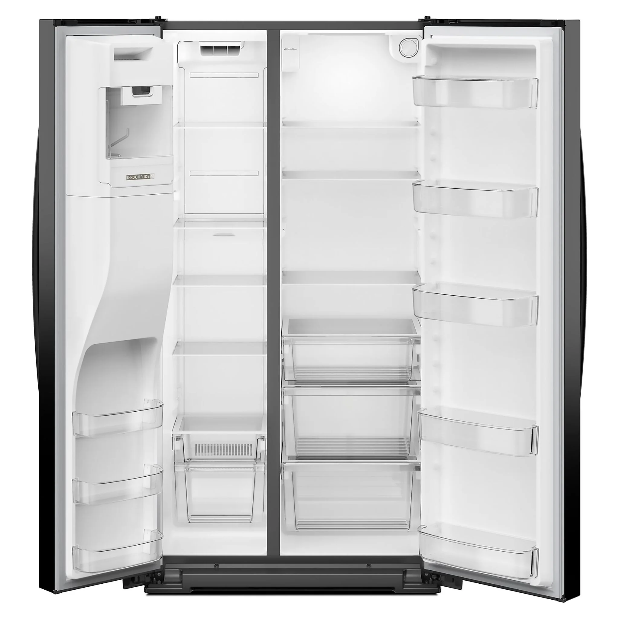 Whirlpool 36" 28.7 Cu. Ft. Black Side-by-Side Refrigerator - WRSF5536RB - Image 3