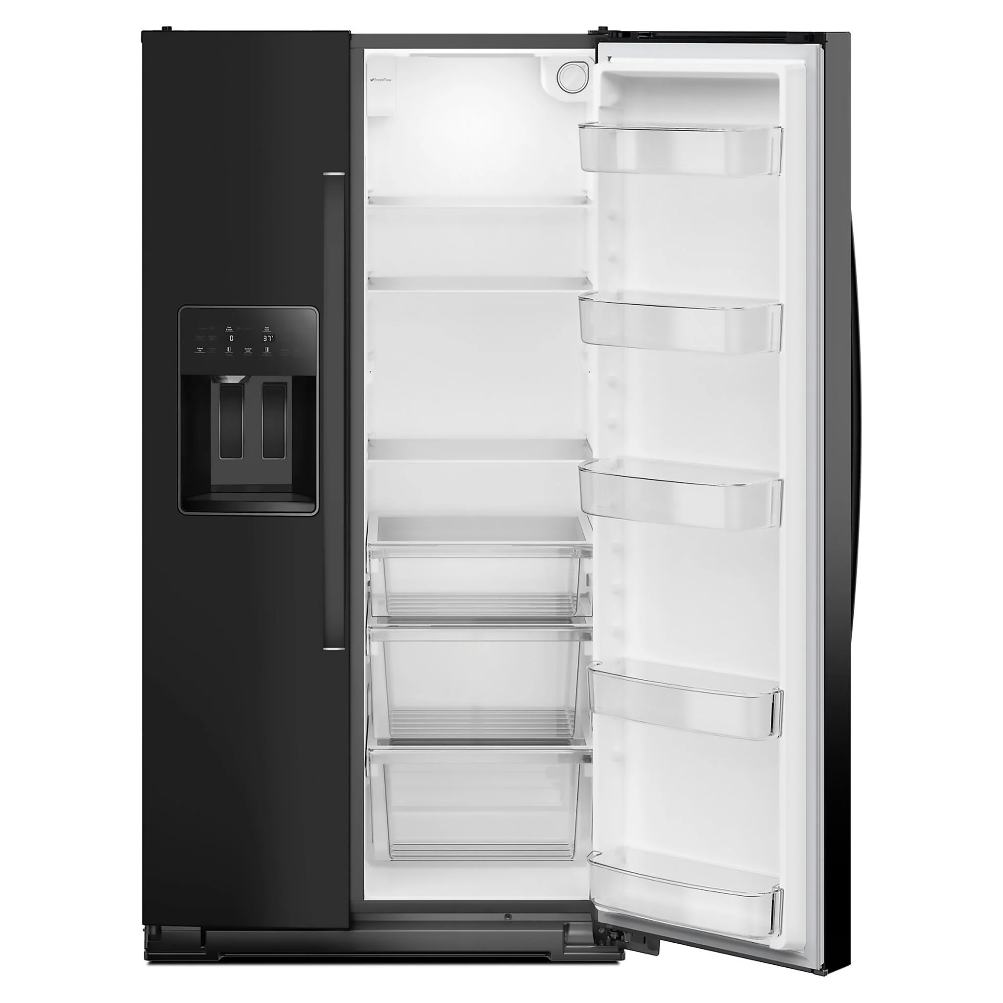 Whirlpool 36" 28.7 Cu. Ft. Black Side-by-Side Refrigerator - WRSF5536RB - Image 5