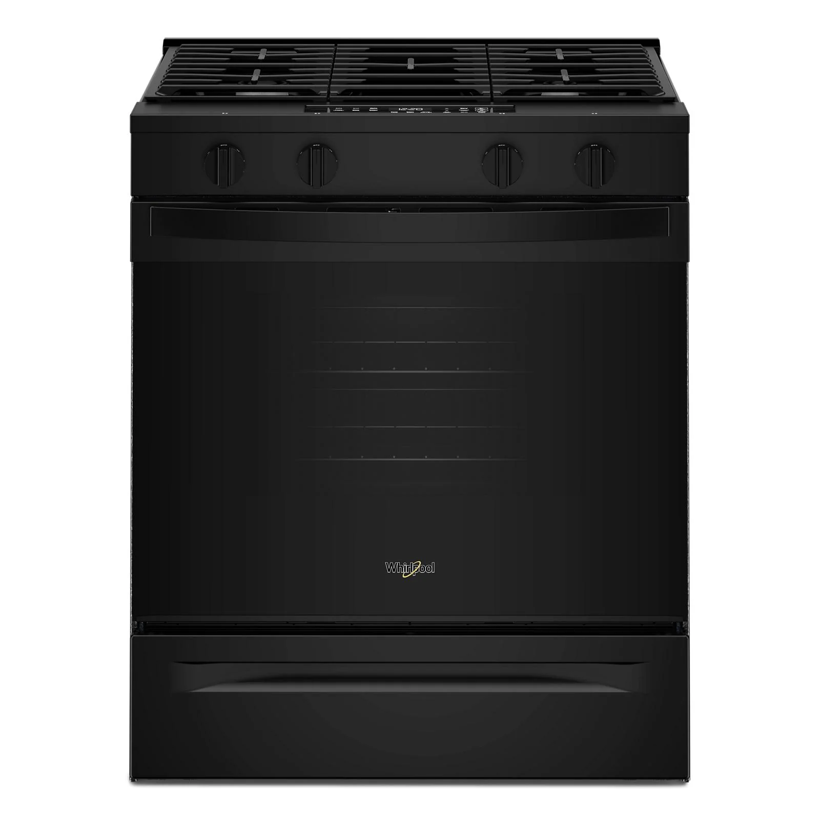 Whirlpool Black Slide-In Smart Gas Range (5.0 Cu. Ft.) - WSGS3330TB