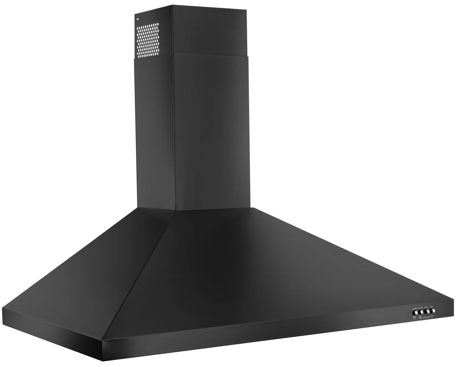 Whirlpool Black Stainless Steel 36" 400 CFM Canopy Wall-Mount Range Hood - WVW53UC6HV - Image 3