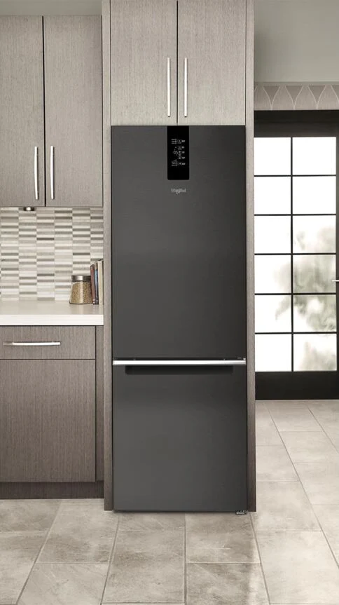 Whirlpool 26" 12.9 Cu. Ft. Black Stainless Steel Counter-Depth Bottom-Freezer Refrigerator - WRB543CMJV - Image 6
