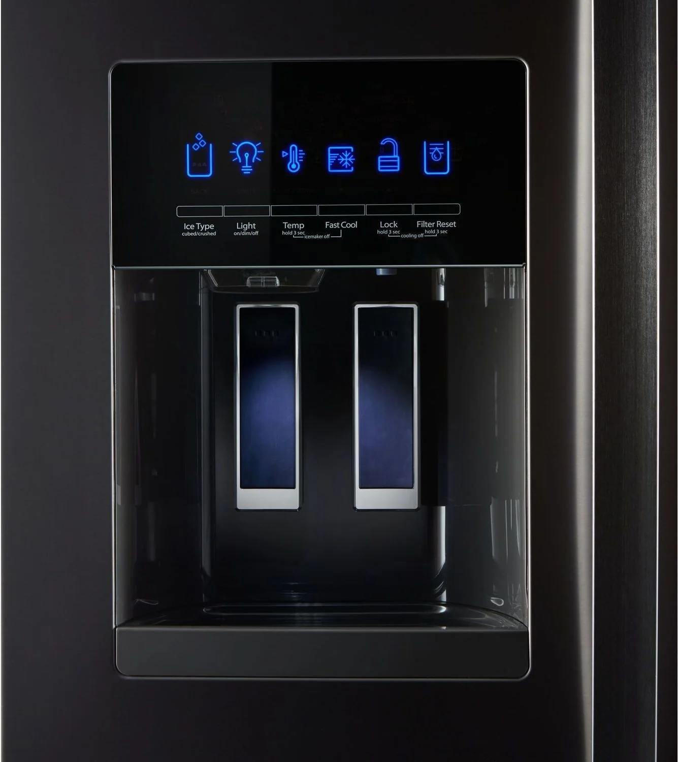 Whirlpool Black Stainless Steel French Door Refrigerator (25 Cu. Ft.) - WRF555SDHV - Image 5