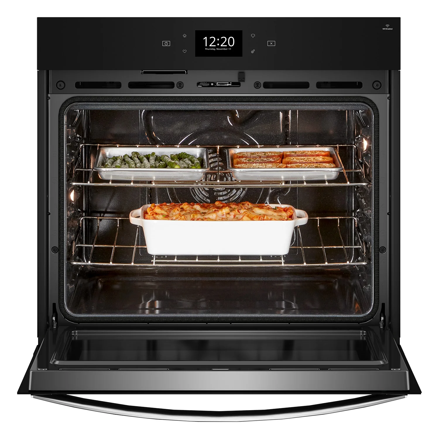 Whirlpool Black Stainless Steel with PrintShield™ Finish Wall Oven (5.00 Cu Ft) - WOES7030PV - Image 6