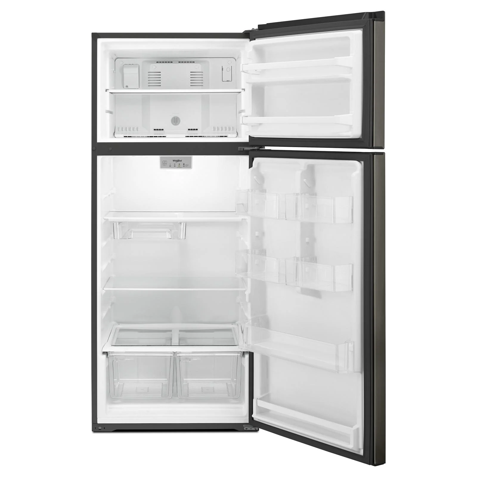 Whirlpool 28" 18 Cu. Ft. Black Stainless Top-Freezer Refrigerator - WRT518SZKV - Image 4