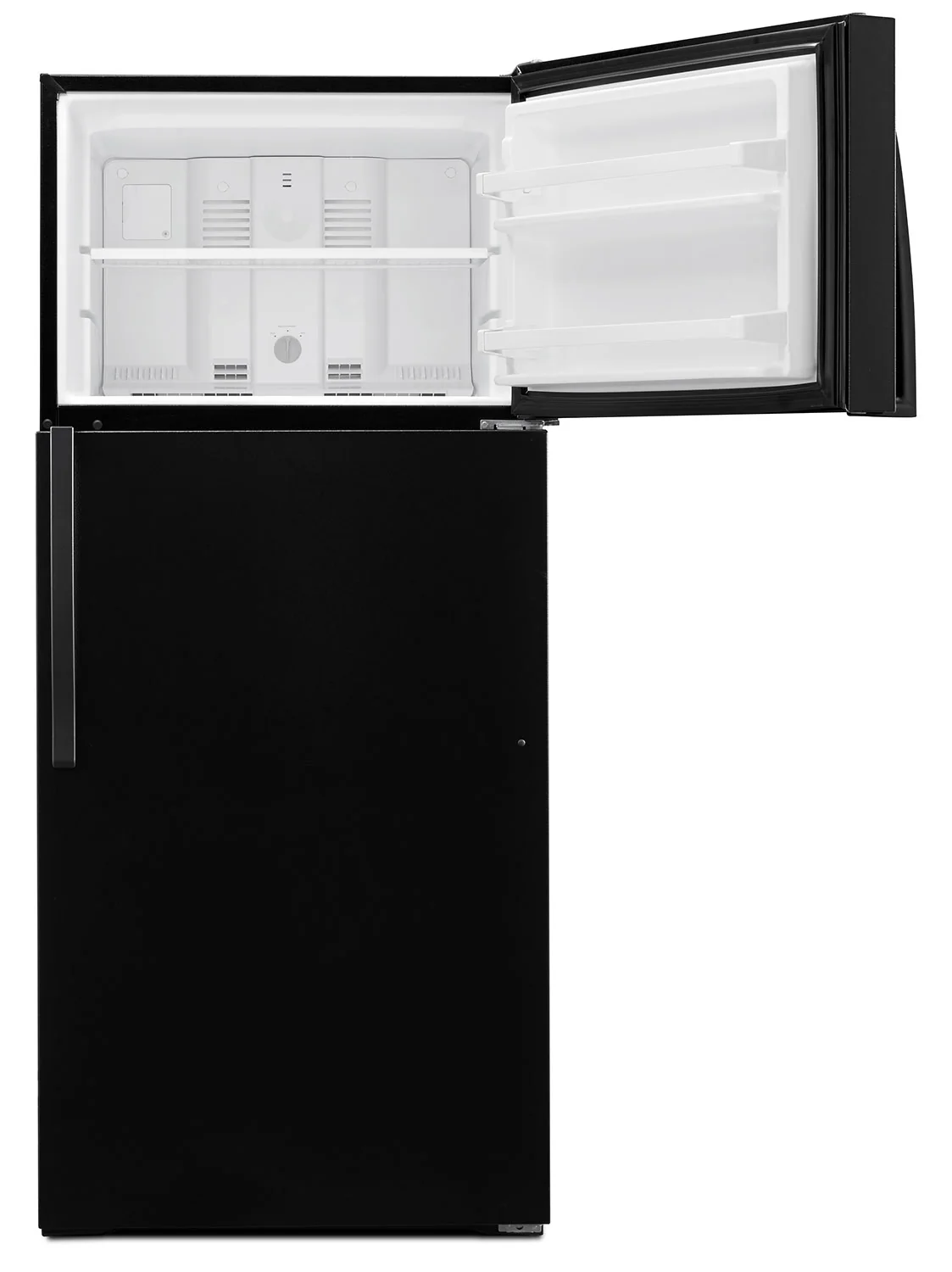 Whirlpool 28" 14.3 Cu. Ft. Black Top-Freezer Refrigerator - WRT314TFDB - Image 4