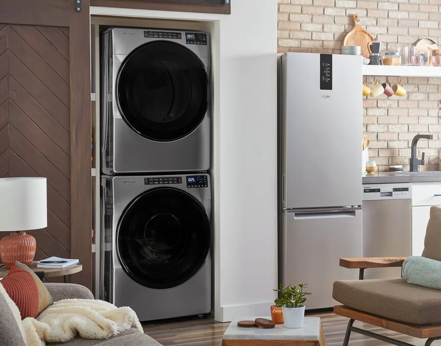 Whirlpool Chrome Shadow Electric Dryer with Wrinkle Shield (7.4 cu. ft.) - YWED5605MC - Image 4
