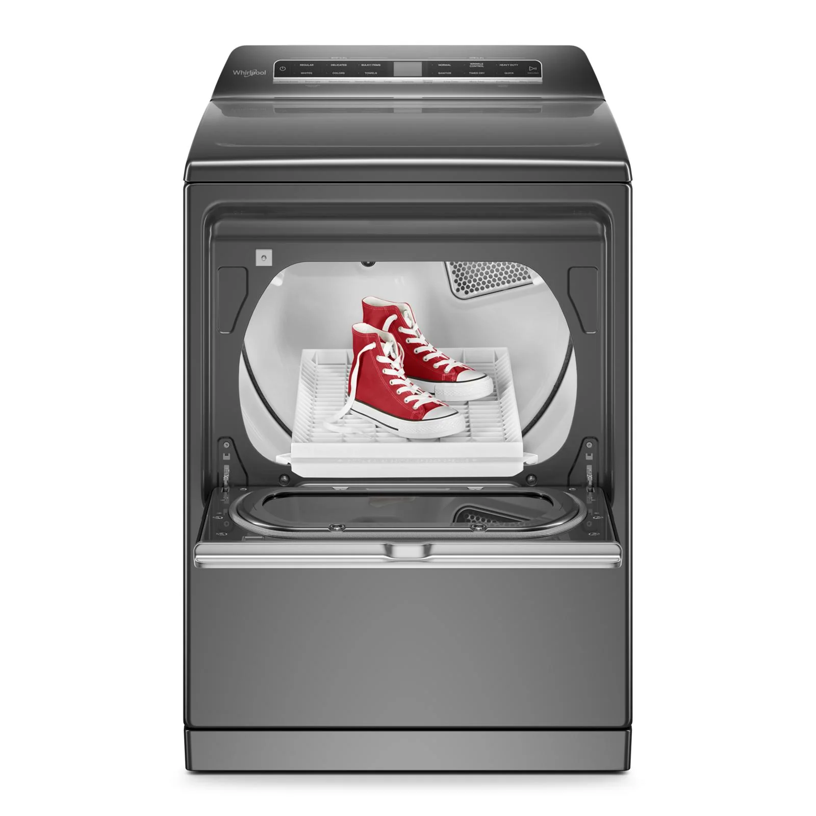 Whirlpool Chrome Shadow Gas Dryer (7.40 Cu Ft) - WGD8127LC - Image 6