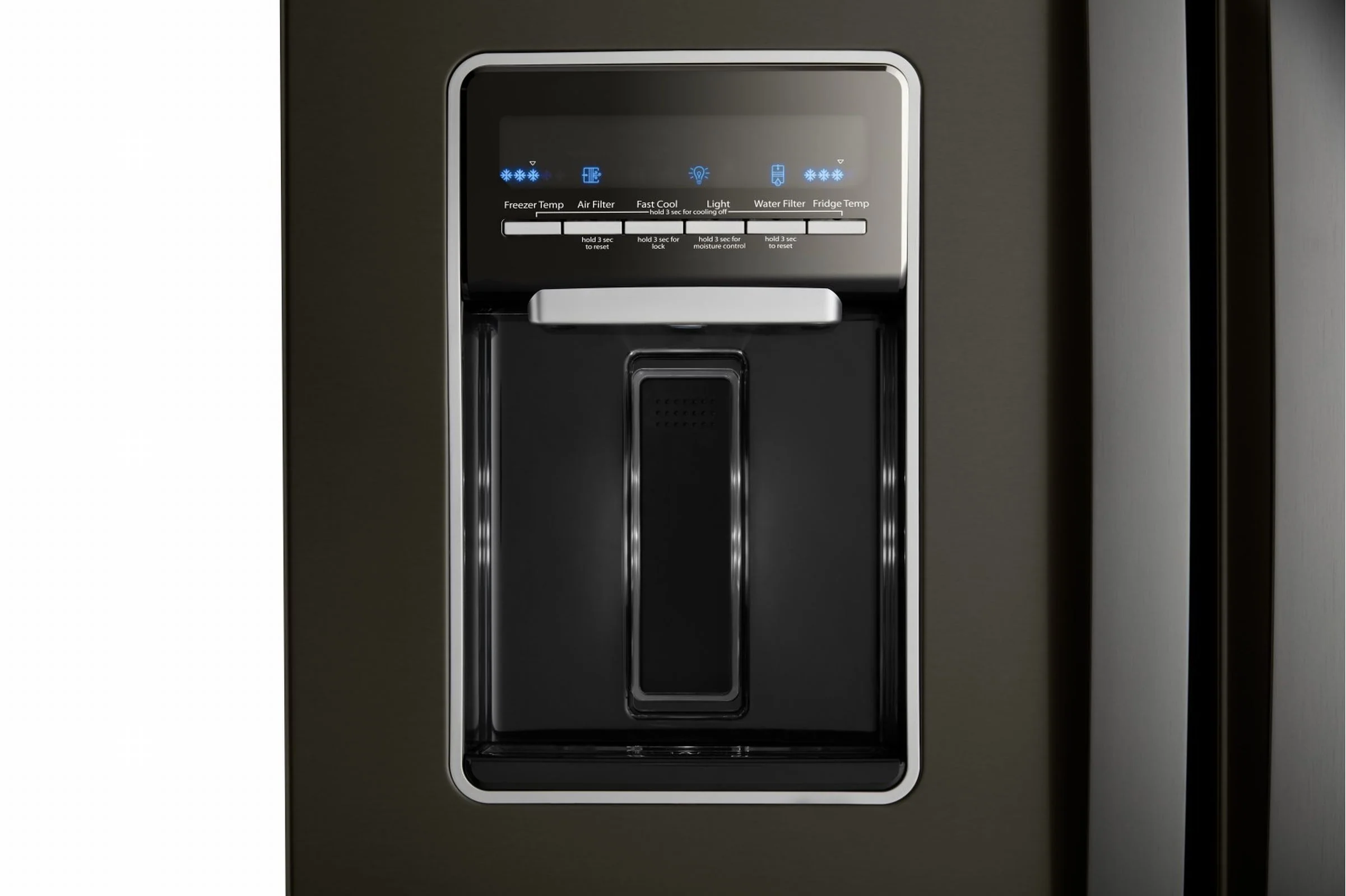 Whirlpool 30" 19.7 Cu. Ft. Fingerprint Resistant Black Stainless French Door Refrigerator - WRF560SEHV - Image 4