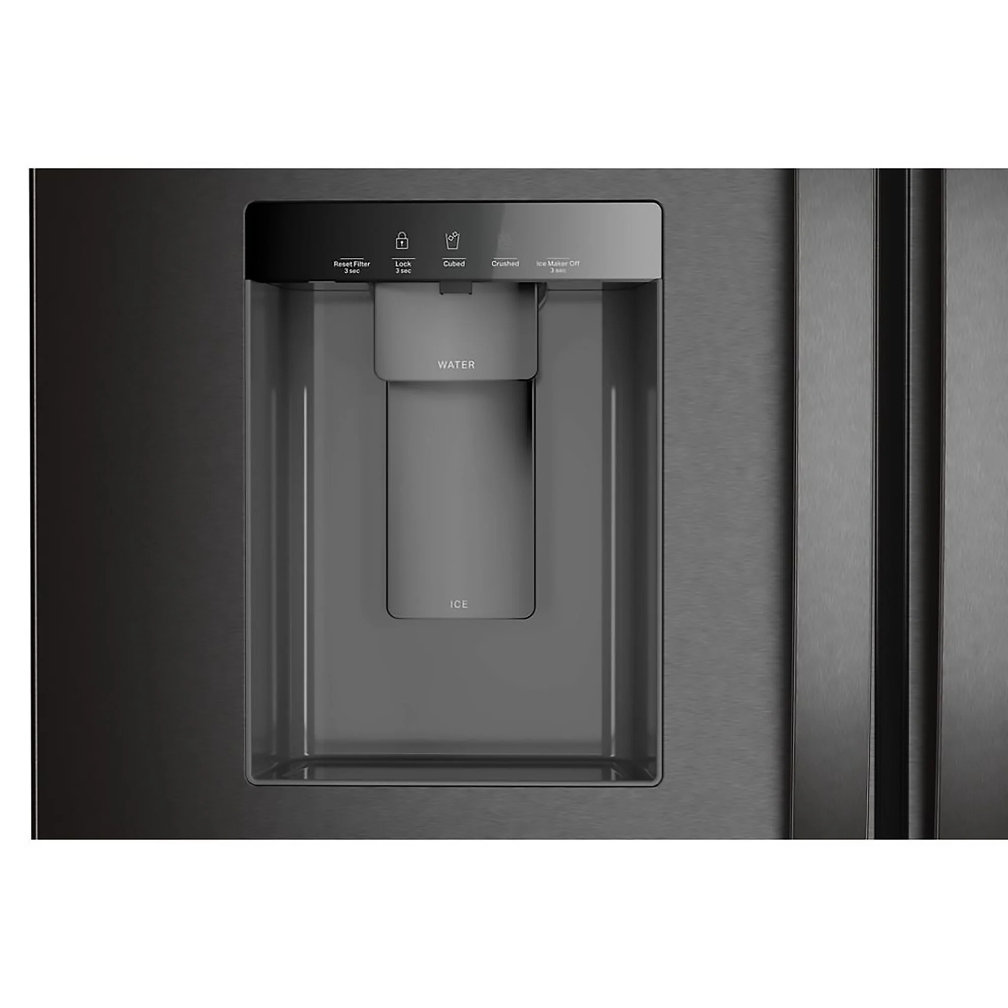 Whirlpool 36" 30 Cu. Ft. Fingerprint Resistant Black Stainless French Door Refrigerator - WRFF3536SV - Image 4