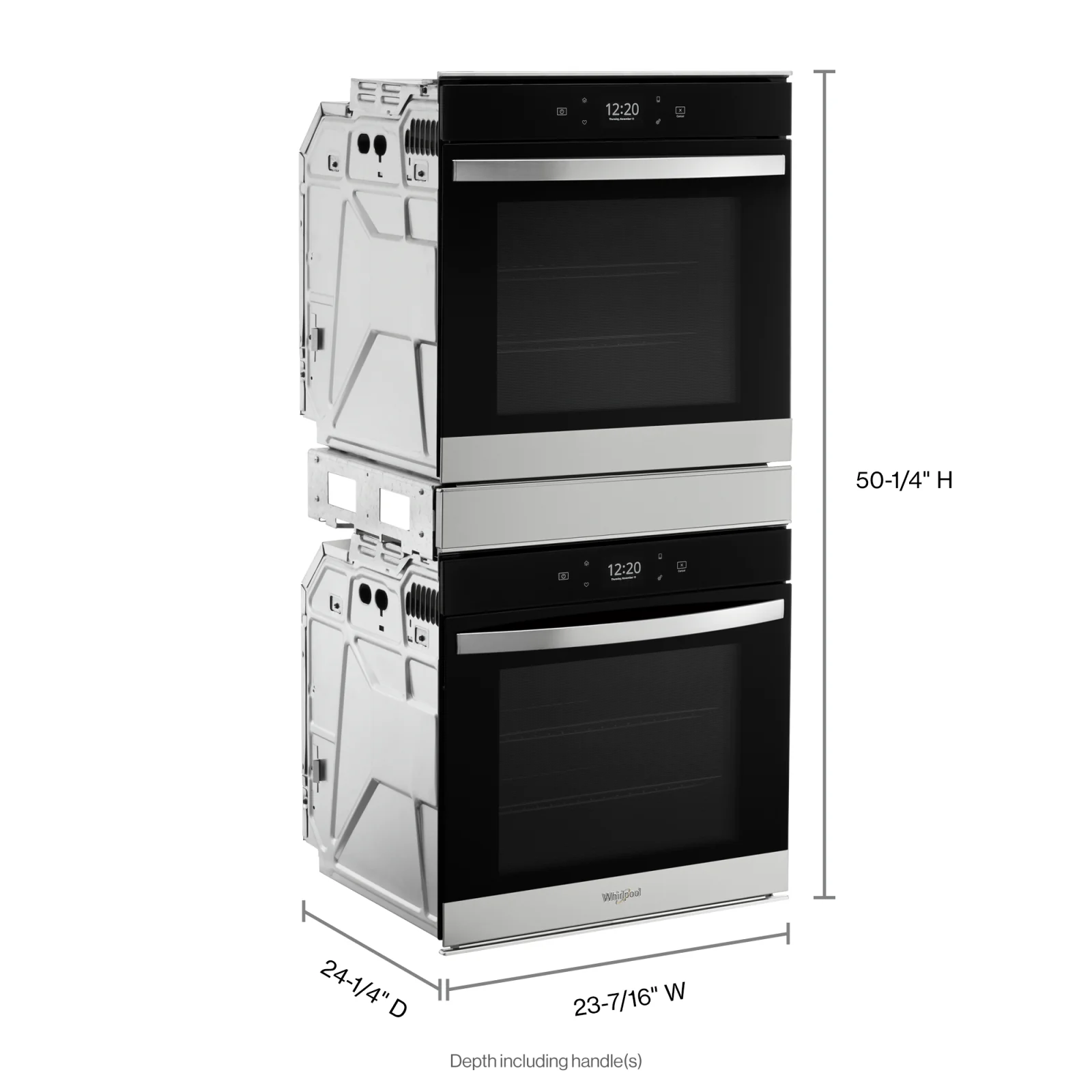 Whirlpool Fingerprint Resistant Stainless Steel 24" Smart Double Wall Oven (5.80 Cu. Ft) - WOD52ES4MZ - Image 2
