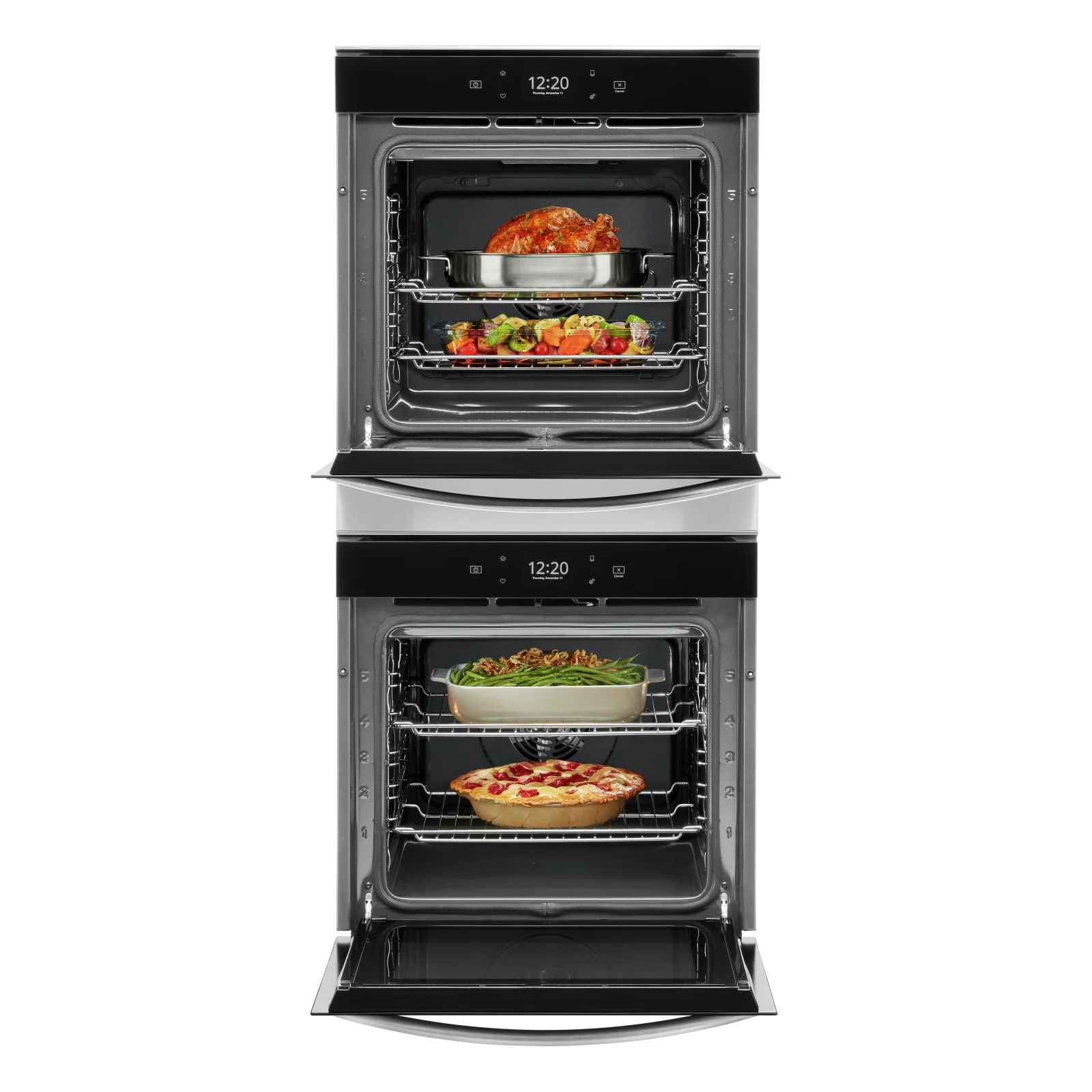 Whirlpool Fingerprint Resistant Stainless Steel 24" Smart Double Wall Oven (5.80 Cu. Ft) - WOD52ES4MZ - Image 4
