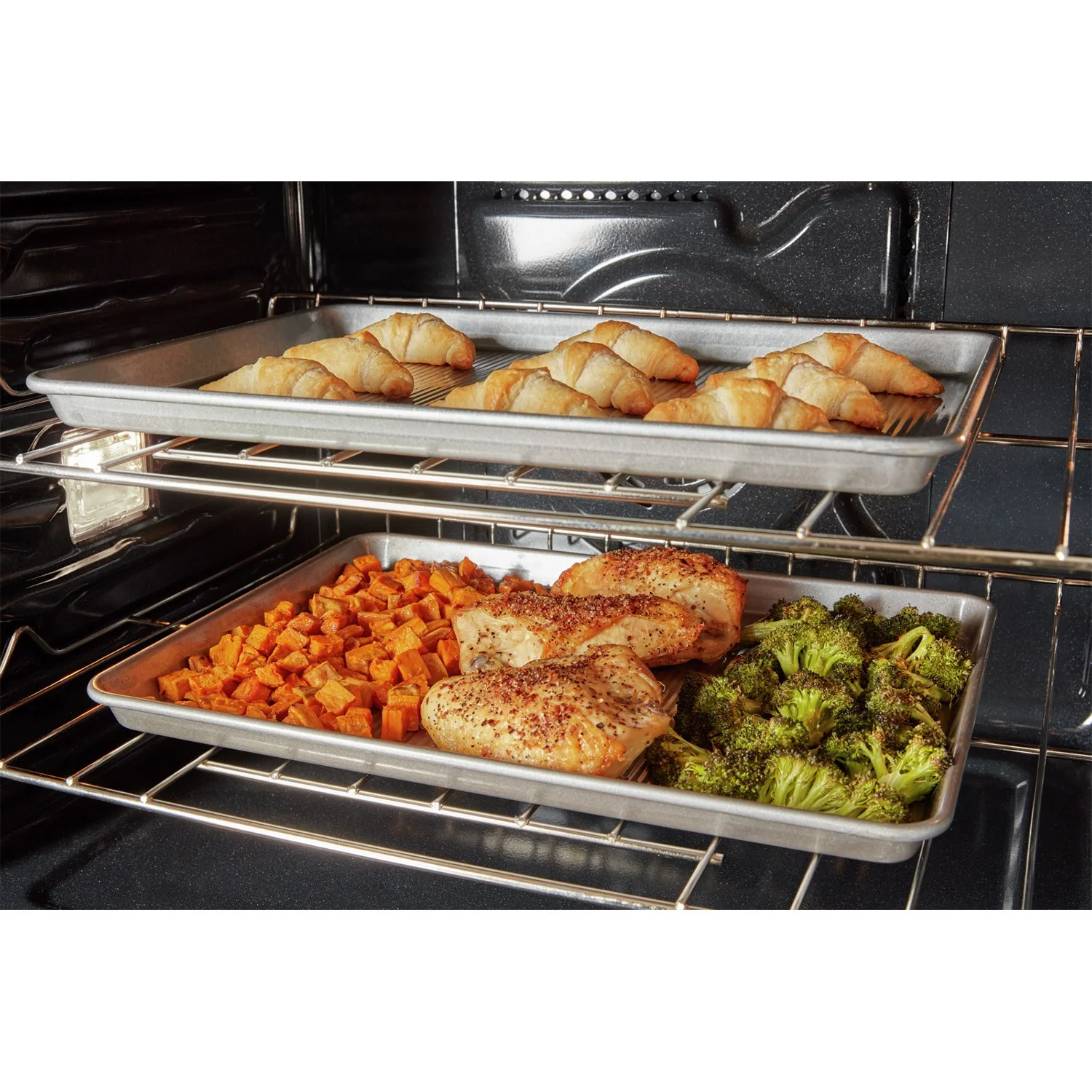 Whirlpool Fingerprint Resistant Stainless Steel Combi Wall Oven (6.40 Cu Ft) - WOEC5030LZ - Image 7