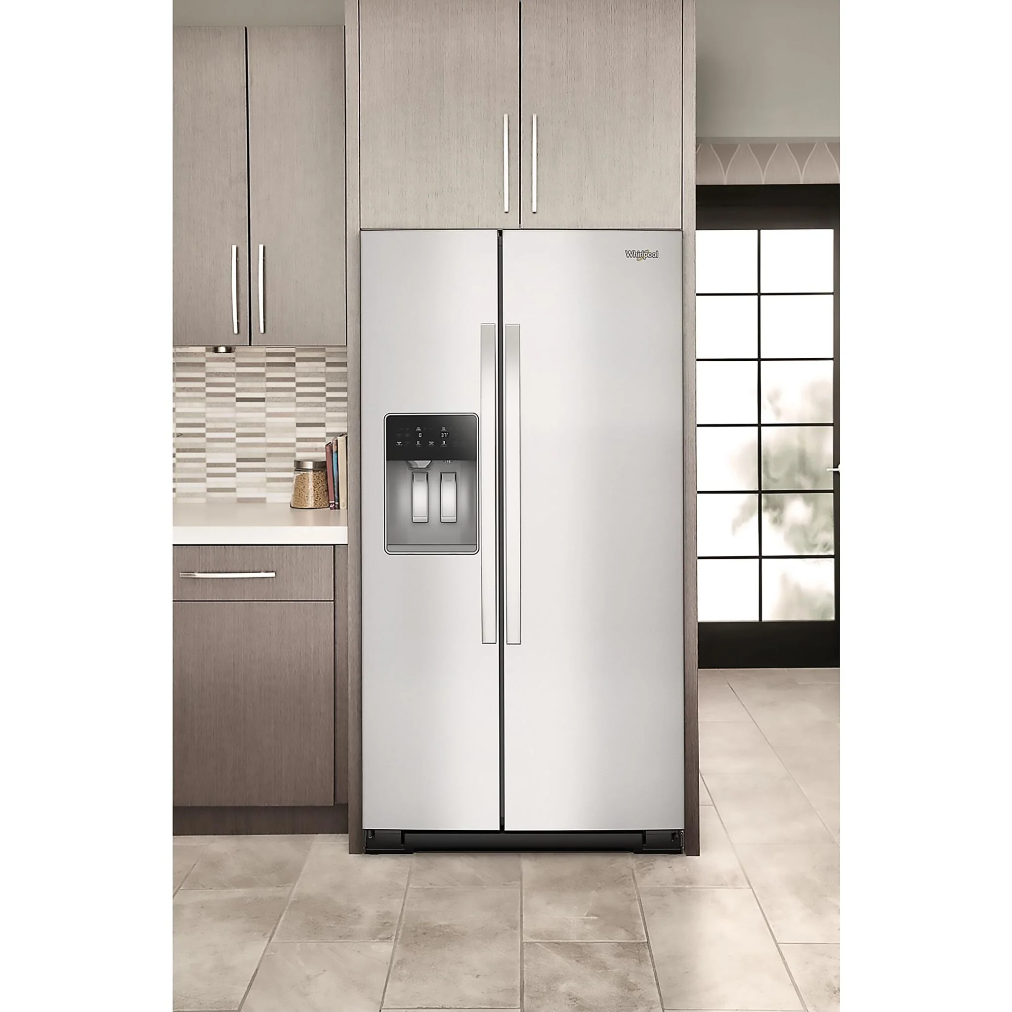 Whirlpool 36" 20.85 Cu. Ft. Fingerprint Resistant Stainless Steel Counter-Depth Side-by-Side Refrigerator - WRSC5536RZ - Image 2