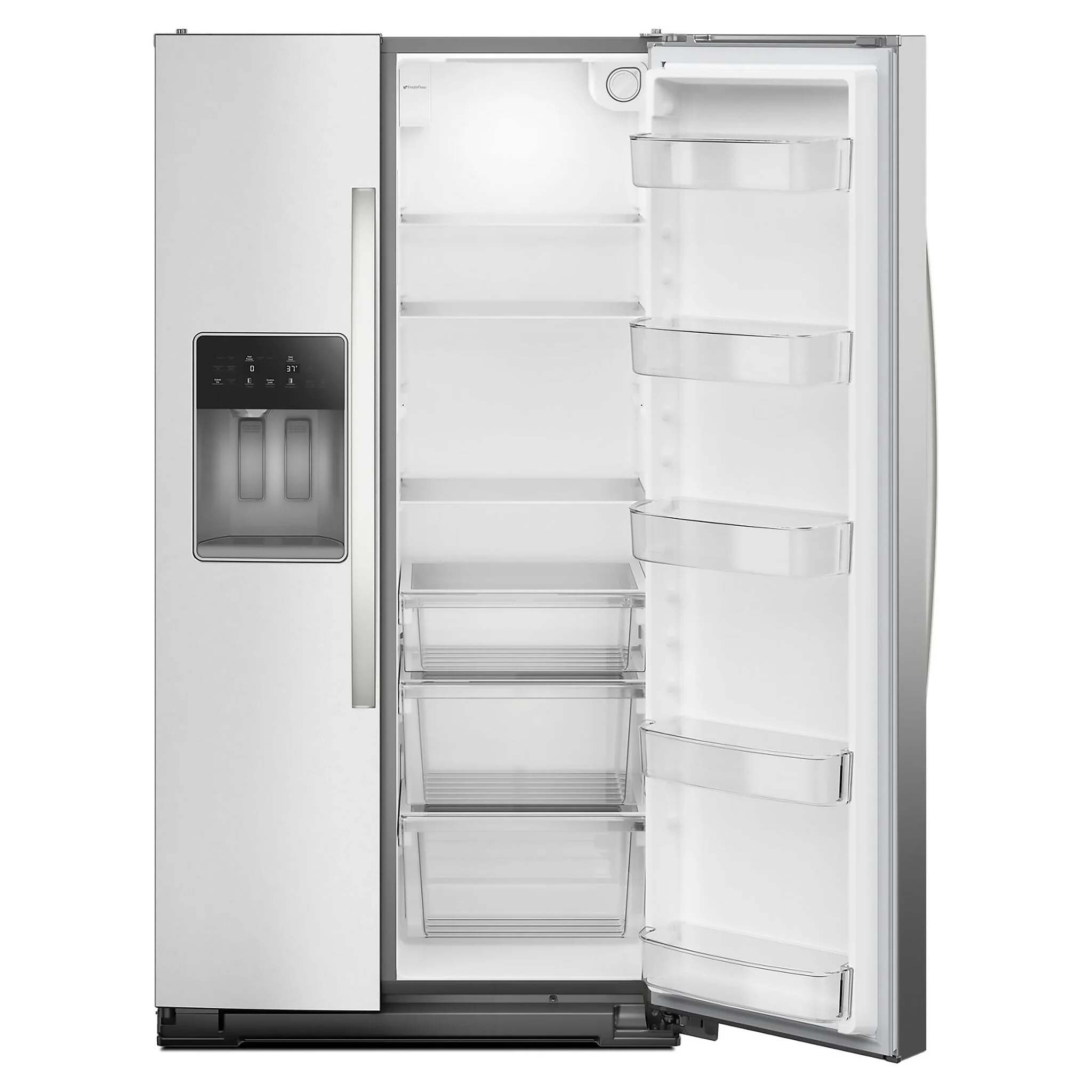 Whirlpool 36" 20.85 Cu. Ft. Fingerprint Resistant Stainless Steel Counter-Depth Side-by-Side Refrigerator - WRSC5536RZ - Image 5