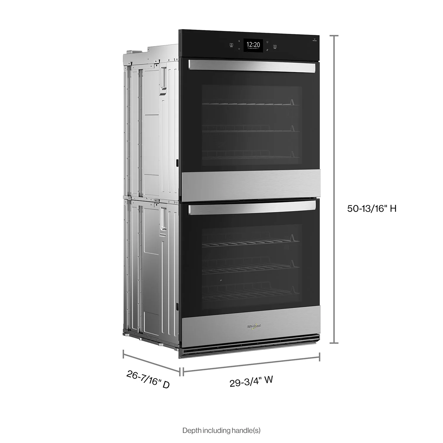 Whirlpool Fingerprint Resistant Stainless Steel Double Wall Oven (10.00 Cu Ft) - WOED7030PZ - Image 2