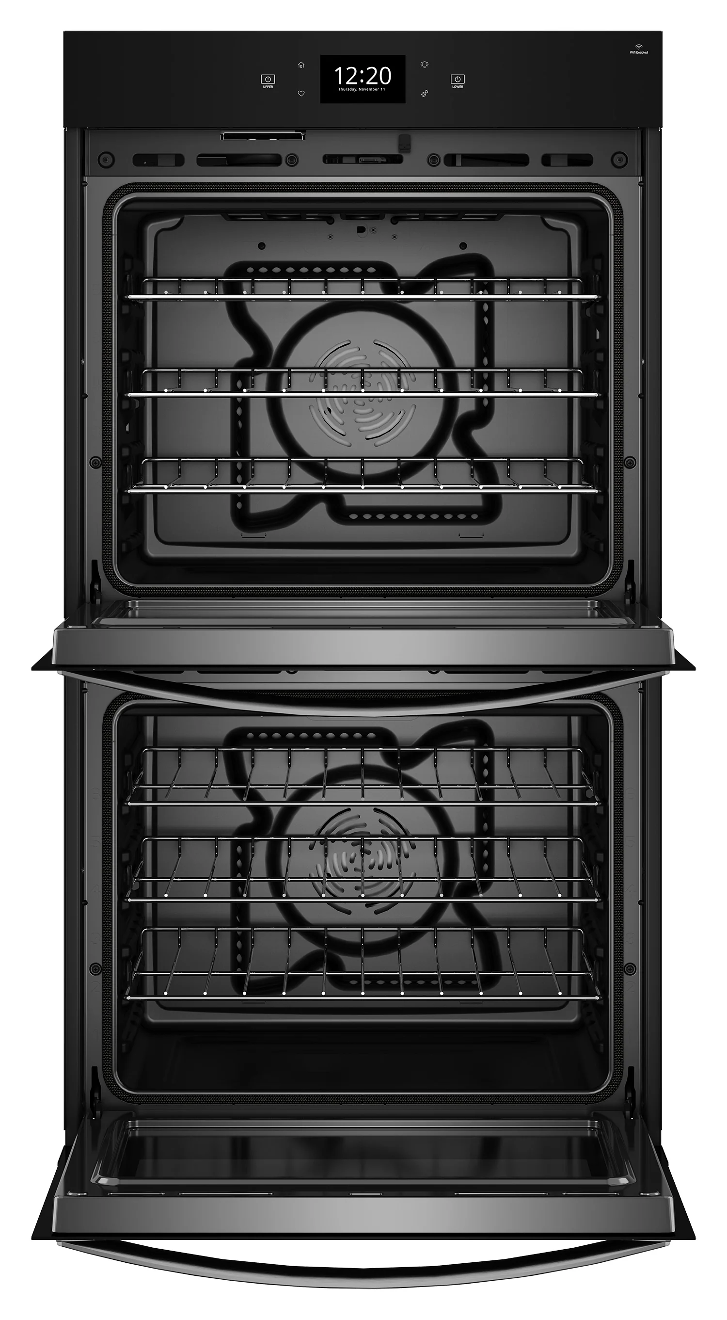 Whirlpool Fingerprint Resistant Stainless Steel Double Wall Oven (10.00 Cu Ft) - WOED7030PZ - Image 3
