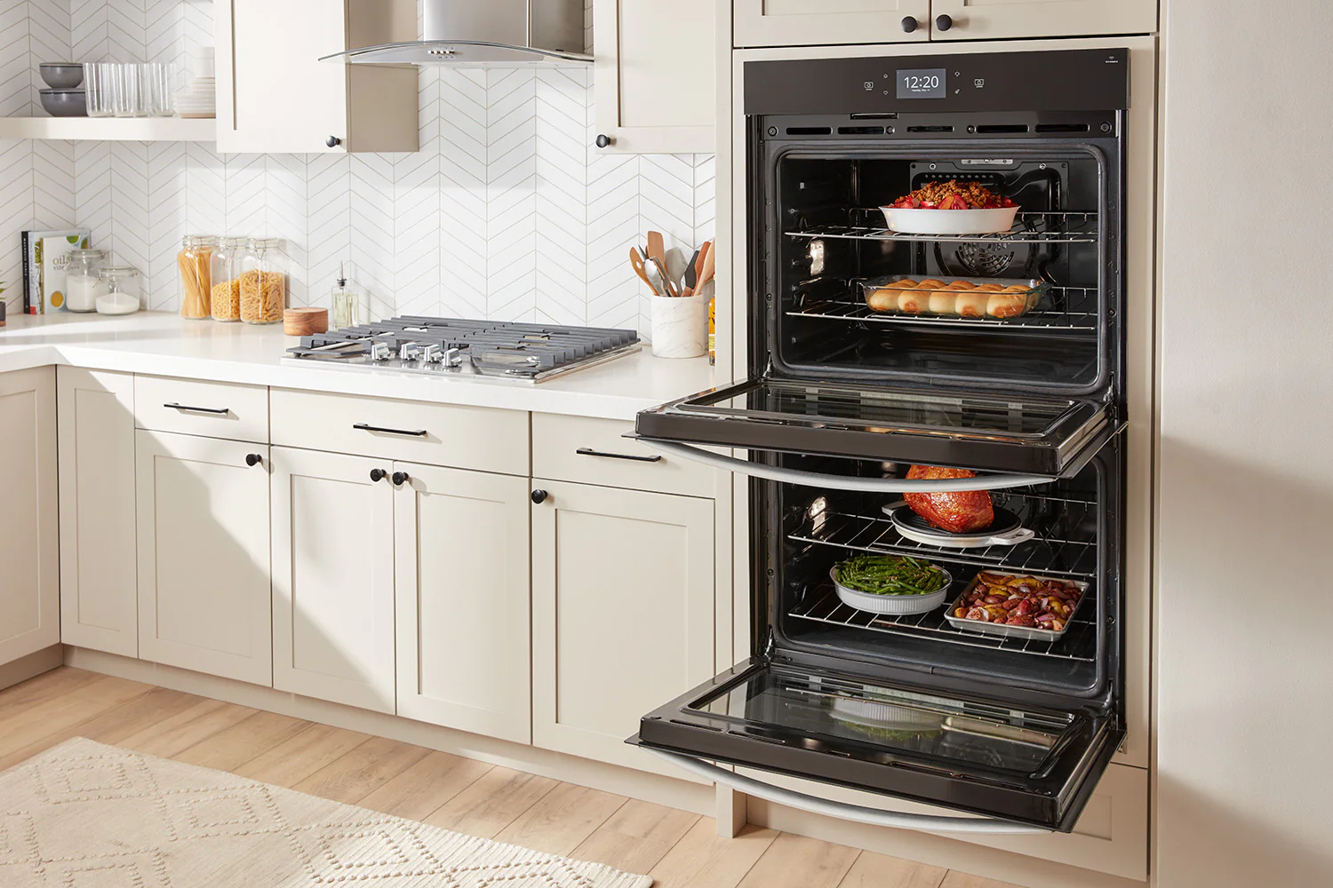 Whirlpool Fingerprint Resistant Stainless Steel Double Wall Oven (10.00 Cu Ft) - WOED7030PZ - Image 8