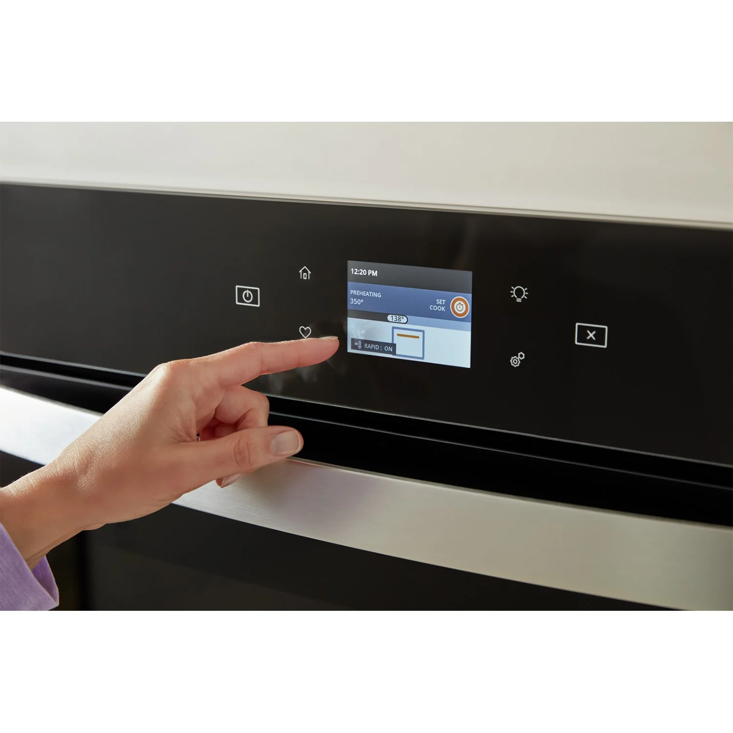 Whirlpool Fingerprint Resistant Stainless Steel Double Wall Oven (8.60 Cu Ft) - WOED5027LZ - Image 5
