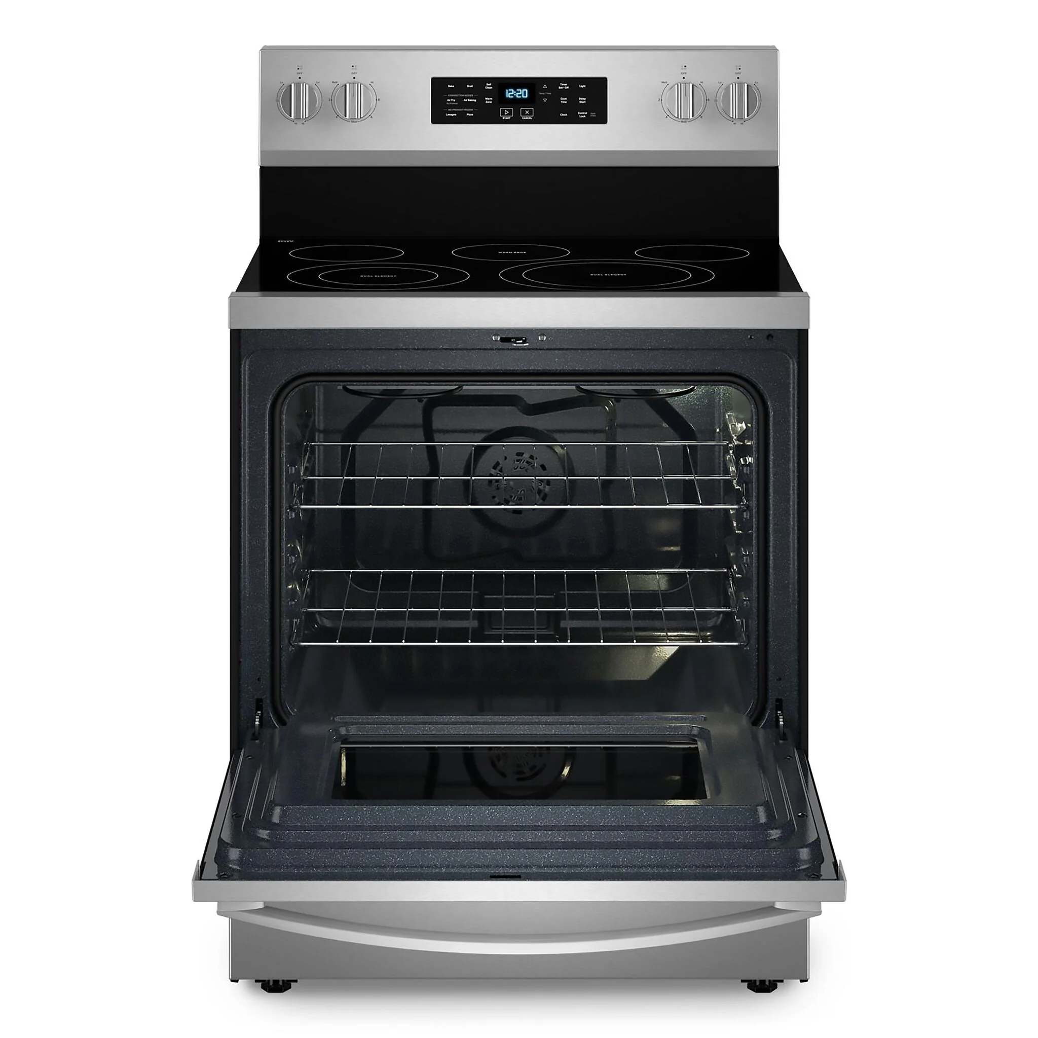 Whirlpool Fingerprint Resistant Stainless Steel Electric Freestanding Range (5.3 Cu.Ft.) - YWFES5030RZ - Image 2