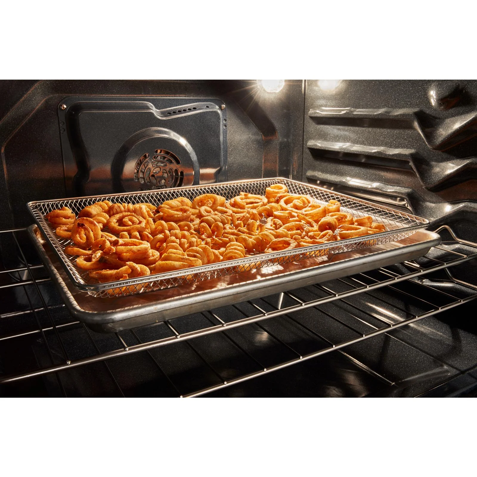 Whirlpool Fingerprint Resistant Stainless Steel Freestanding Electric Convection Range (5.3 cu.ft.) - YWFES7030SZ - Image 16