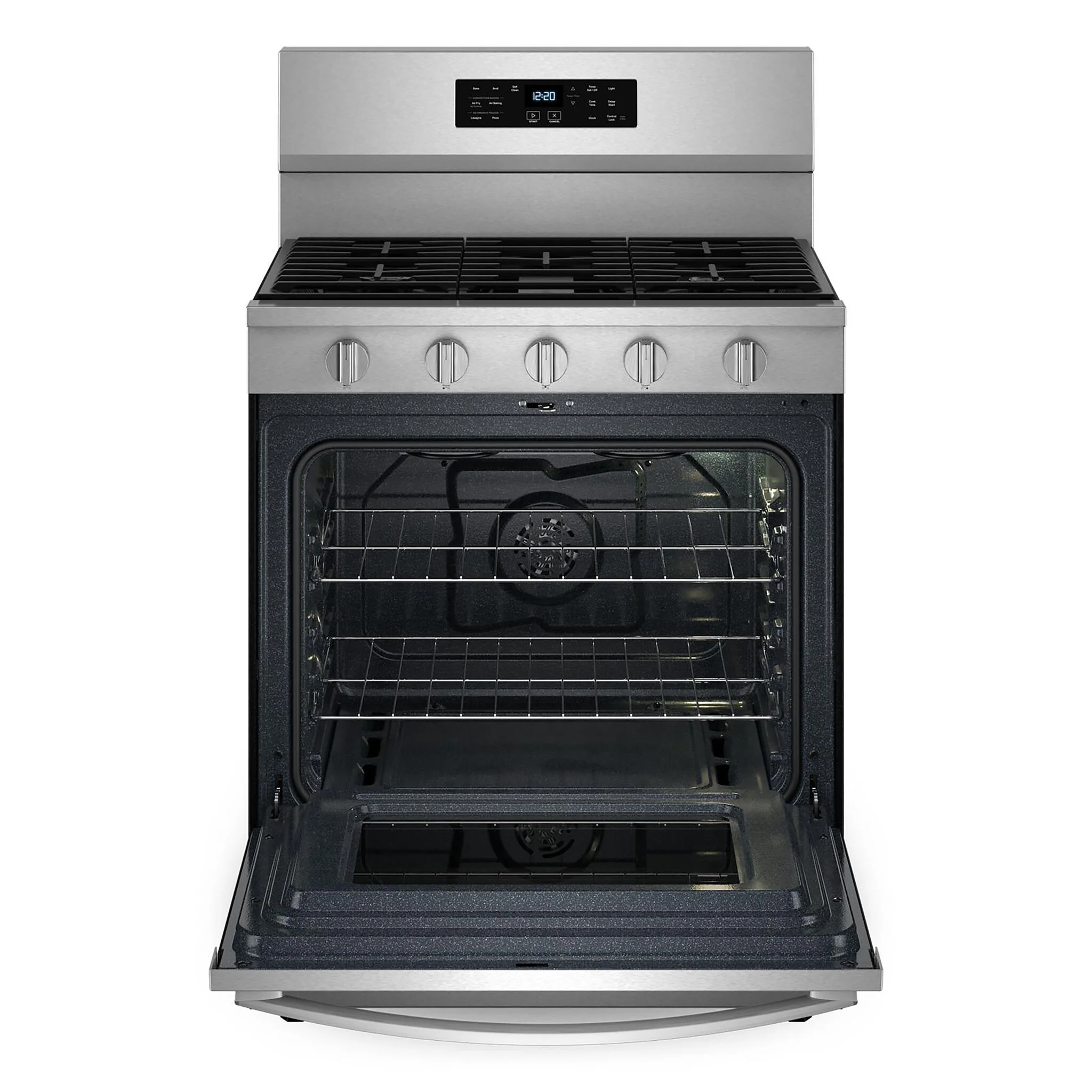 Whirlpool Fingerprint Resistant Stainless Steel Gas Freestanding Range (5 Cu.Ft.) - WFGS5030RZ - Image 2