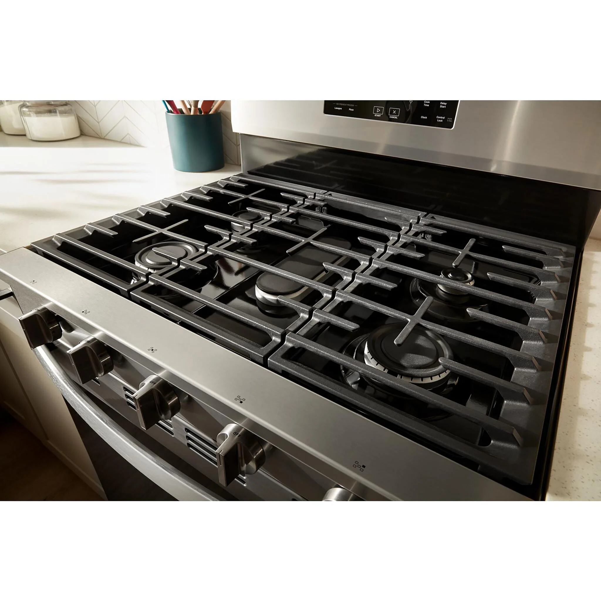 Whirlpool Fingerprint Resistant Stainless Steel Gas Freestanding Range (5 Cu.Ft.) - WFGS5030RZ - Image 6