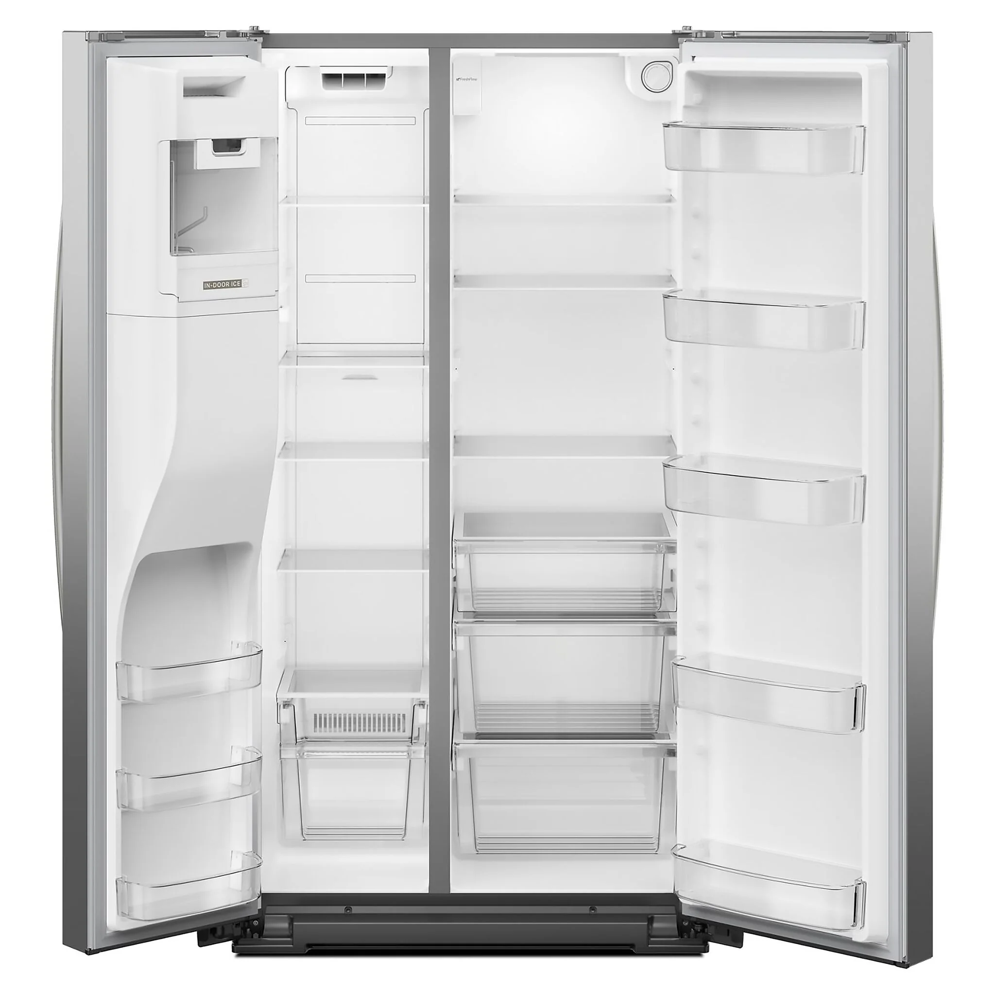 Whirlpool 35.75" 28.41Cu. Ft. Fingerprint Resistant Stainless Steel Side-by-Side Refrigerator - WRSF6536RZ - Image 3