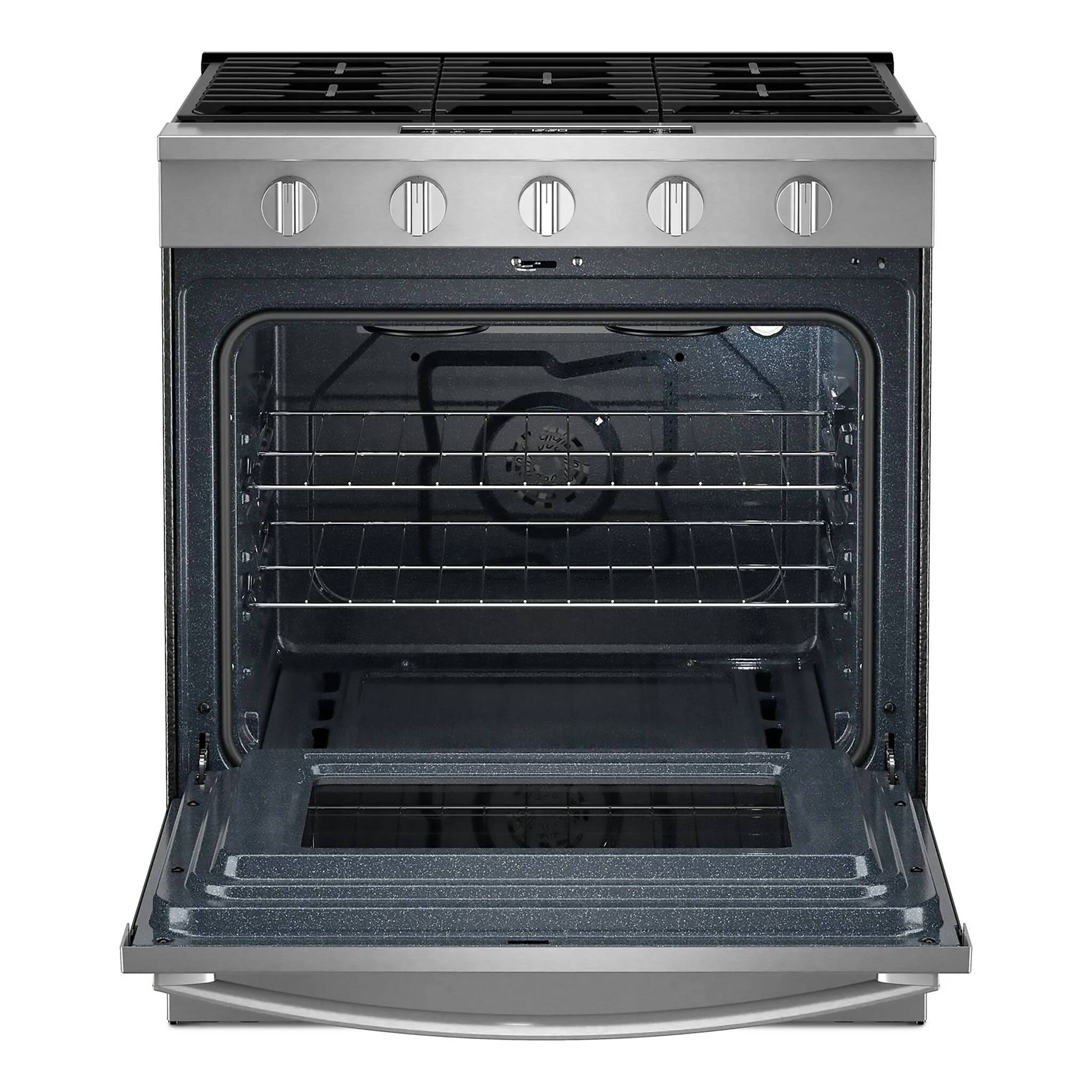 Whirlpool Fingerprint Resistant Stainless Steel Slide-In Gas Convection Range - WSGS5030SZ - Image 3