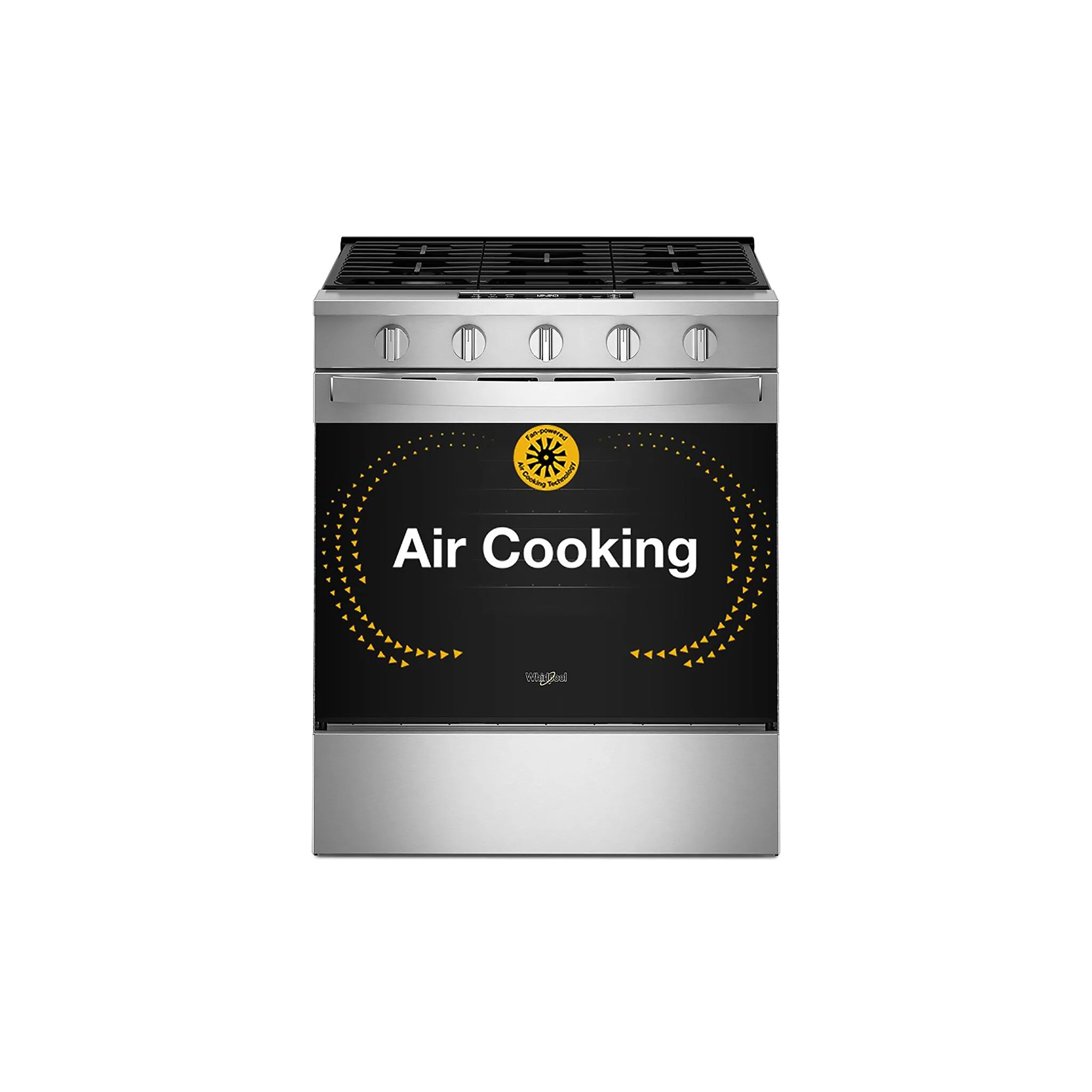 Whirlpool Fingerprint Resistant Stainless Steel Slide-In Gas Convection Range - WSGS5030SZ - Image 7