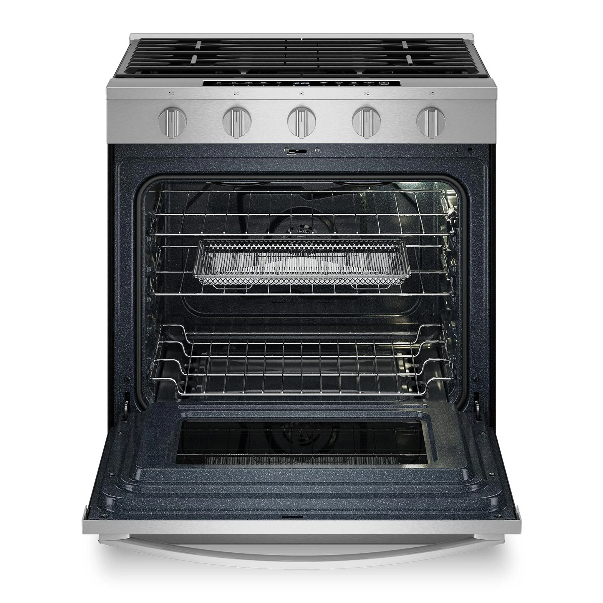 Whirlpool Fingerprint Resistant Stainless Steel Slide-In Gas Range (5 Cu.Ft.) - WSGS7530RZ - Image 2