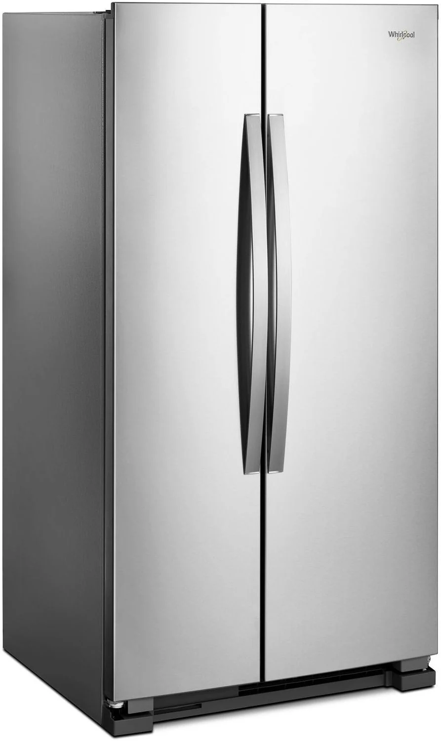 Whirlpool 35.88" 25 Cu. Ft. Monochromatic Stainless Steel Side-by-Side Refrigerator - WRS315SNHM - Image 2