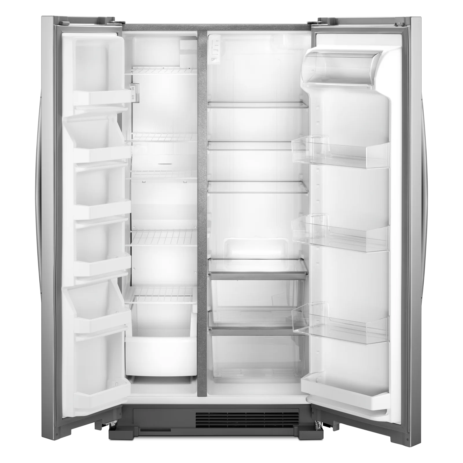 Whirlpool 35.88" 25 Cu. Ft. Monochromatic Stainless Steel Side-by-Side Refrigerator - WRS315SNHM - Image 4
