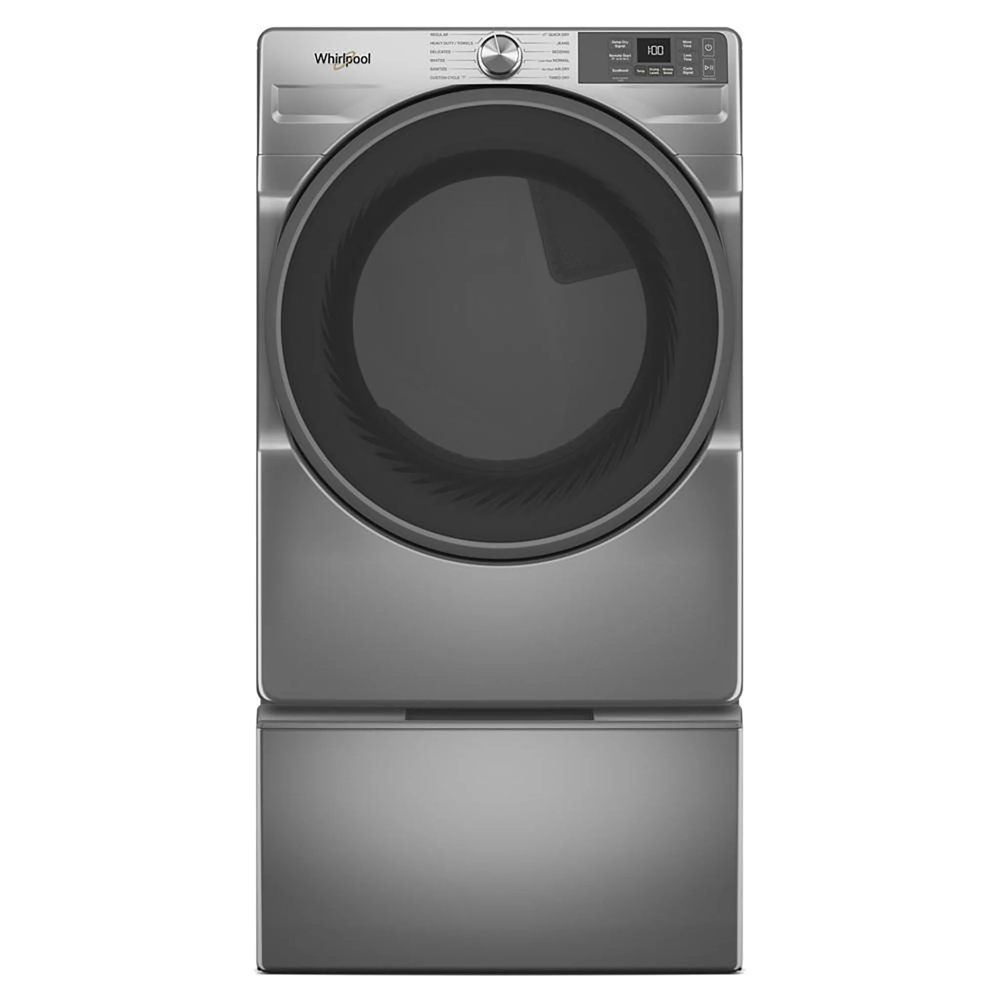 Whirlpool Radiant Silver Electric Dryer (7.4 Cu.Ft.) - YWED5720RR - Image 4