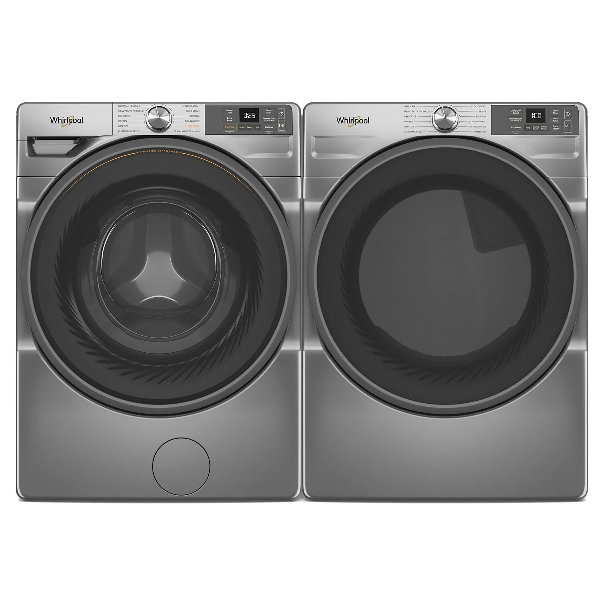 Whirlpool Radiant Silver Electric Dryer (7.4 Cu.Ft.) - YWED5720RR - Image 5