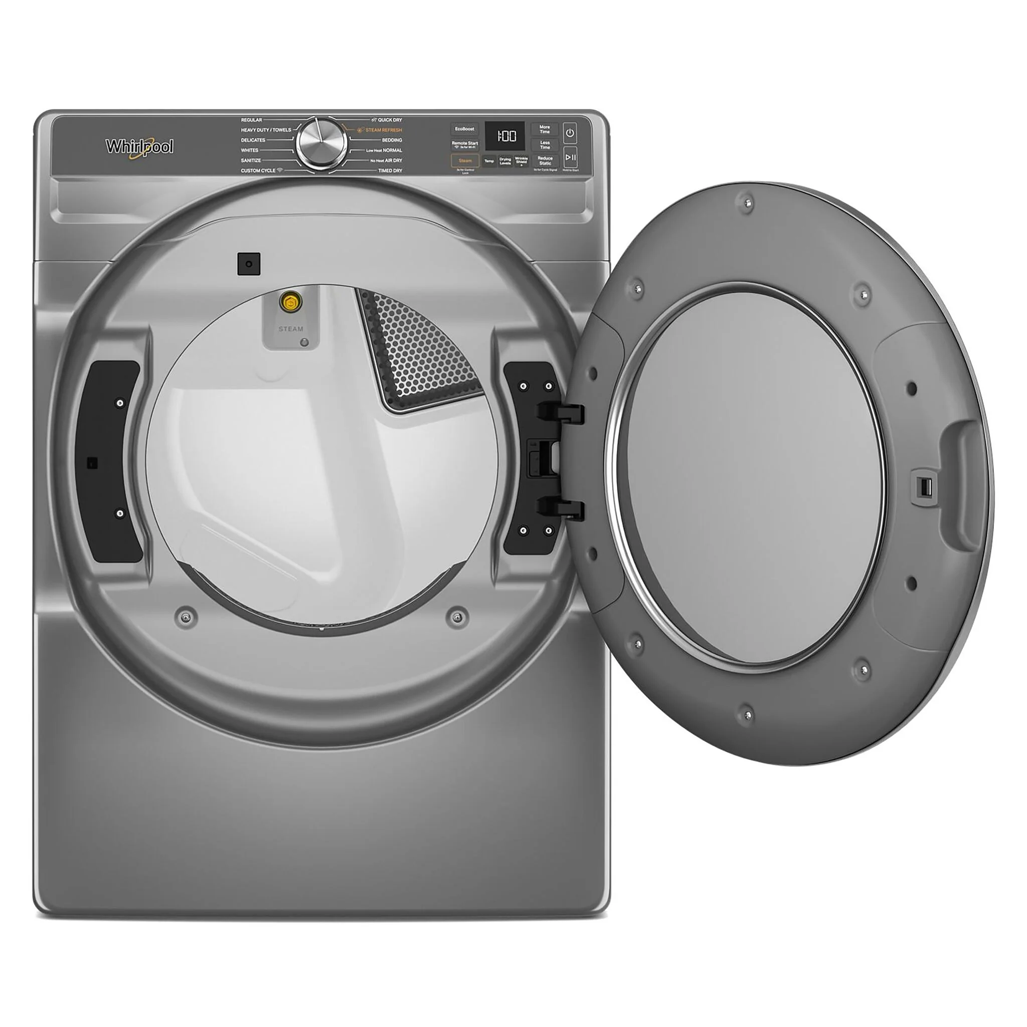 Whirlpool Radiant Silver Electric Dryer (7.4 Cu.Ft.) - YWED6720RR - Image 2