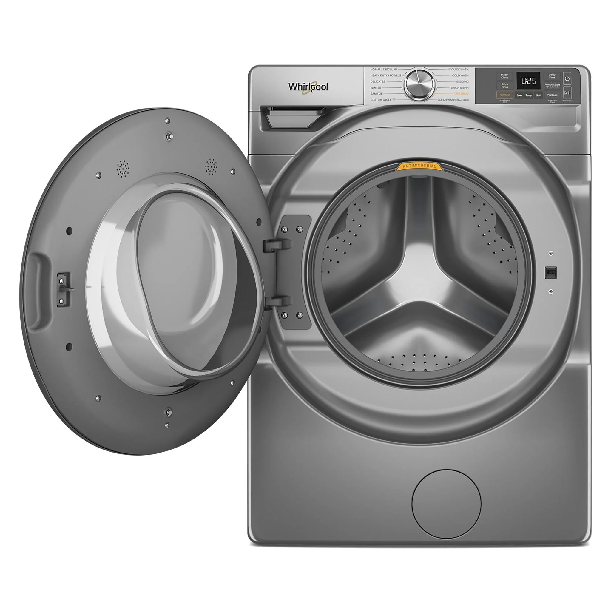Whirlpool Radiant Silver Front-Load Washer with FreshFlow™ Vent System (5.2 Cu.Ft.) - WFW5720RR - Image 3