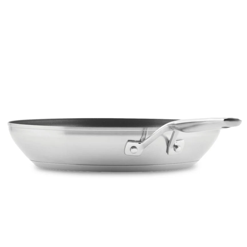 Whirlpool Stainless Steel 12" Nonstick Induction Frying Pan - W11463466 - Image 4