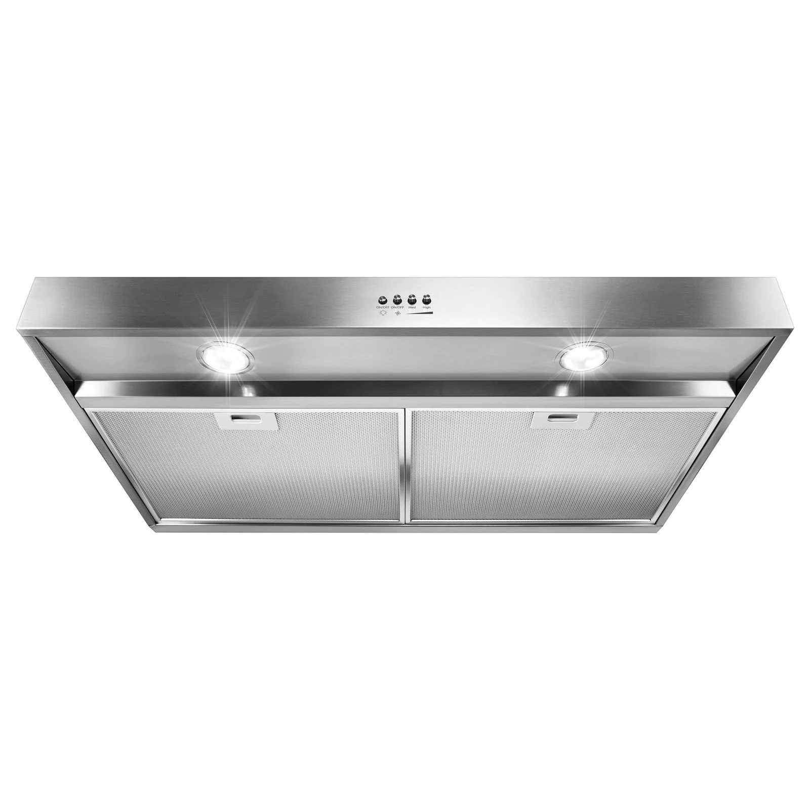 Whirlpool Stainless Steel 30" 265 CFM Under-the-Cabinet Range Hood with Dishwasher Safe Full-Width Grease Filter - WVU37UC0FS - Image 4