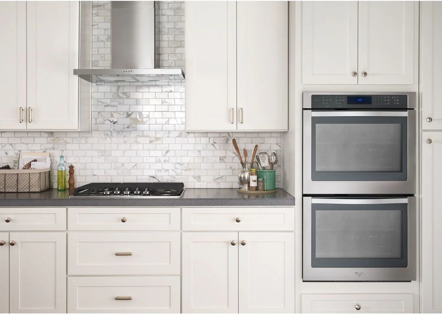 Whirlpool Stainless Steel 30" 400 CFM Wall-Mount Range Hood - WVW57UC0FS - Image 5