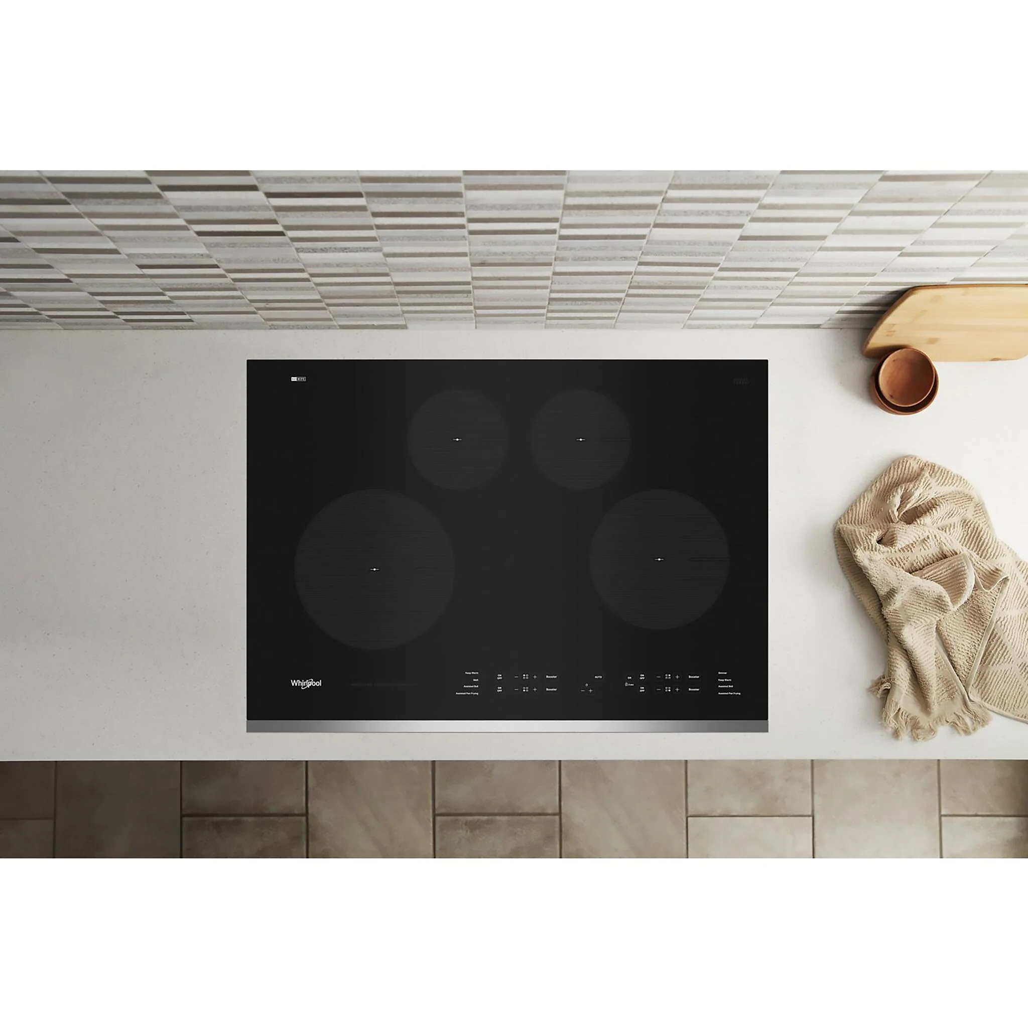 Whirlpool Stainless Steel 30" Induction Cooktop - WCI55US0JS - Image 2
