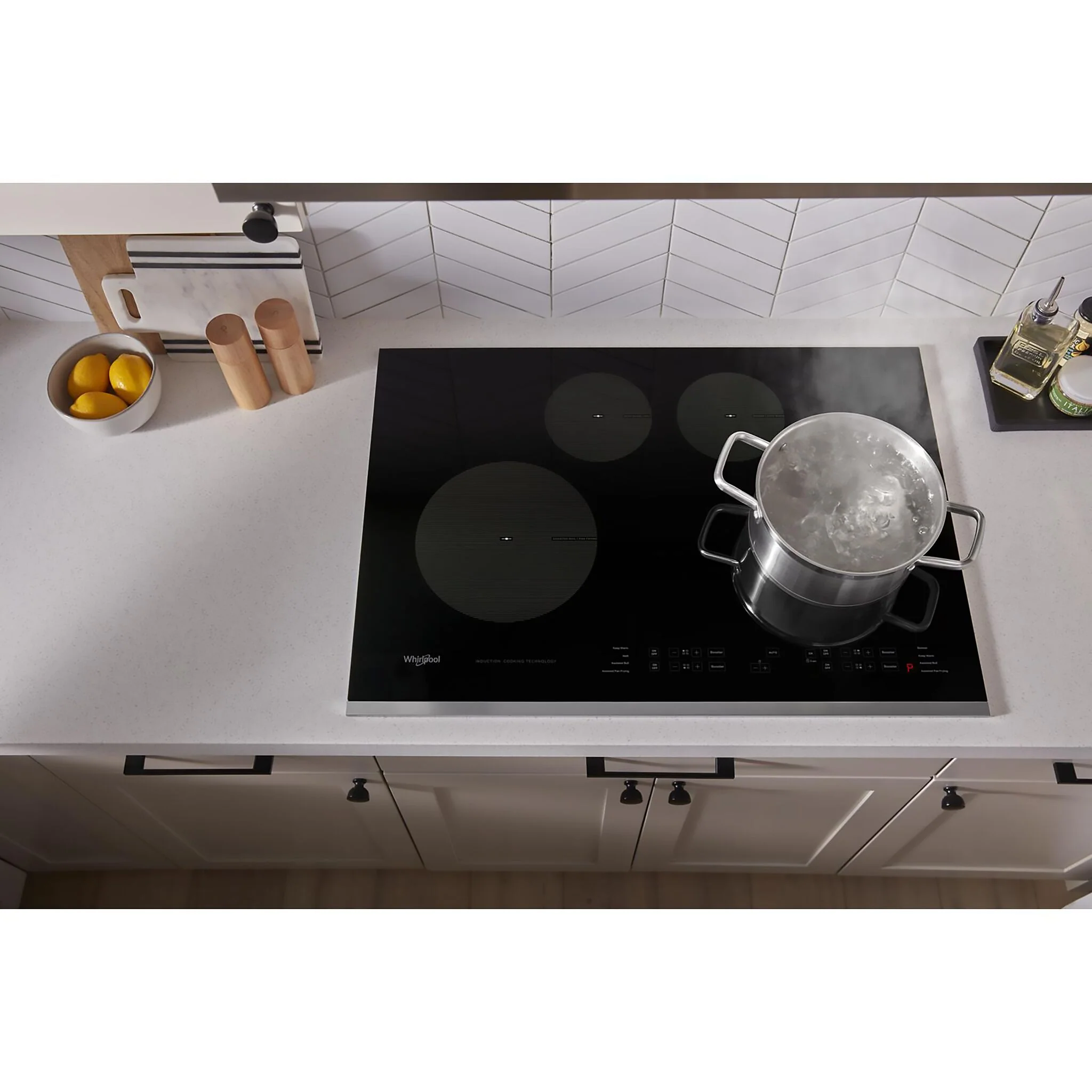 Whirlpool Stainless Steel 30" Induction Cooktop - WCI55US0JS - Image 4
