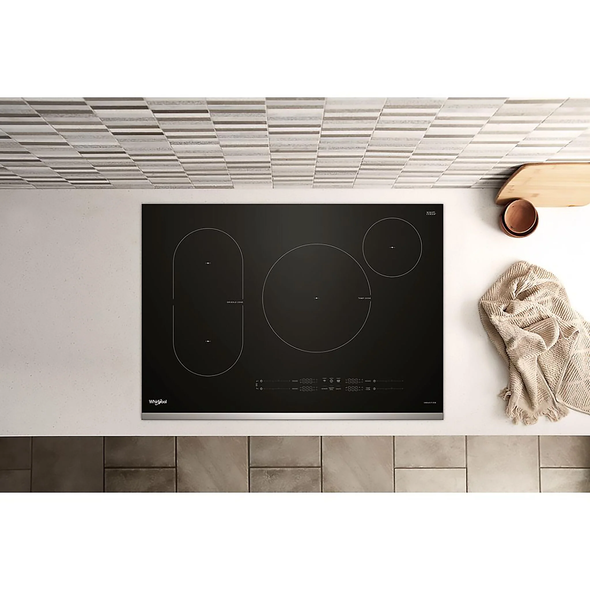 Whirlpool Stainless Steel 30" Induction Cooktop - WCIT7030SS - Image 2