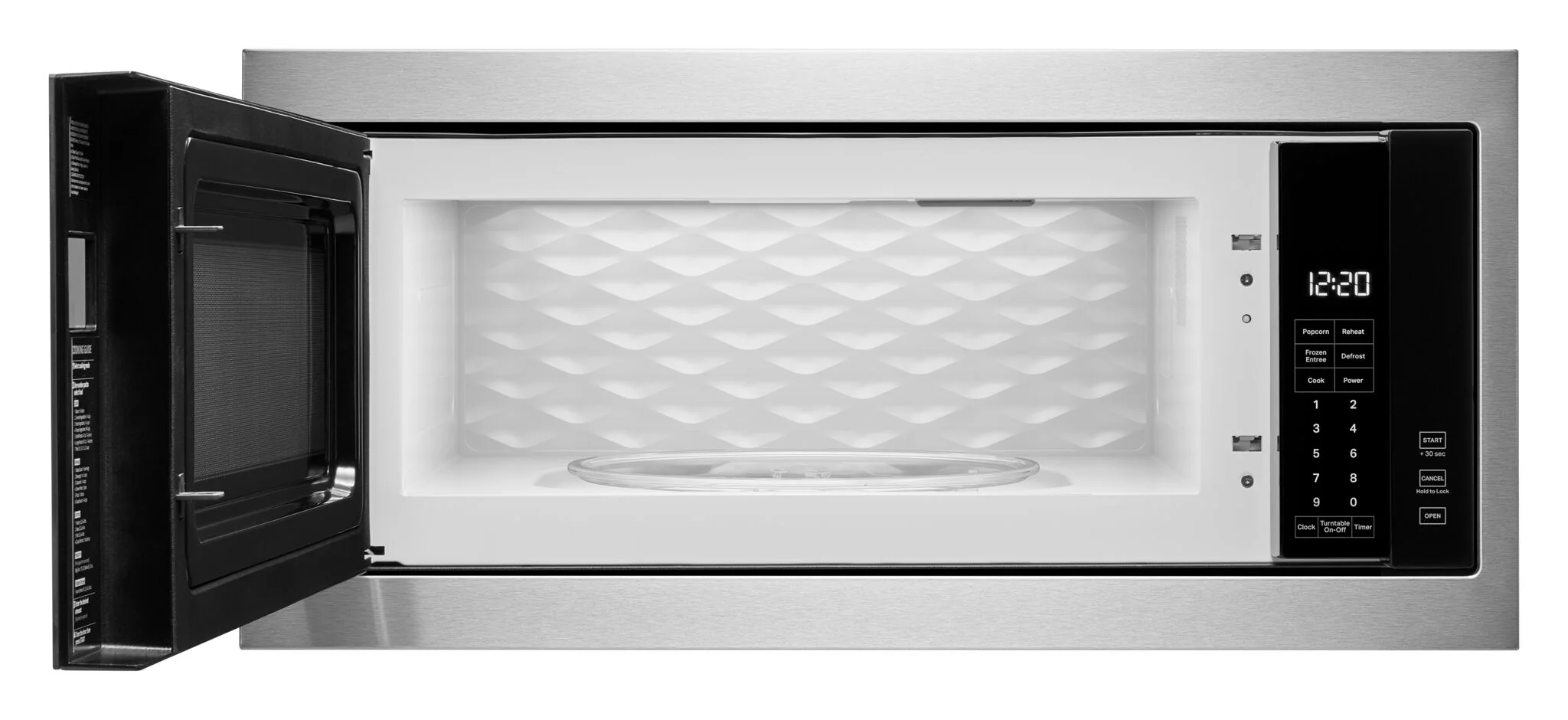 Whirlpool Stainless Steel Built-In Microwave with Slim Trim Kit (1.10 Cu Ft) - YWMT50011KS - Image 2