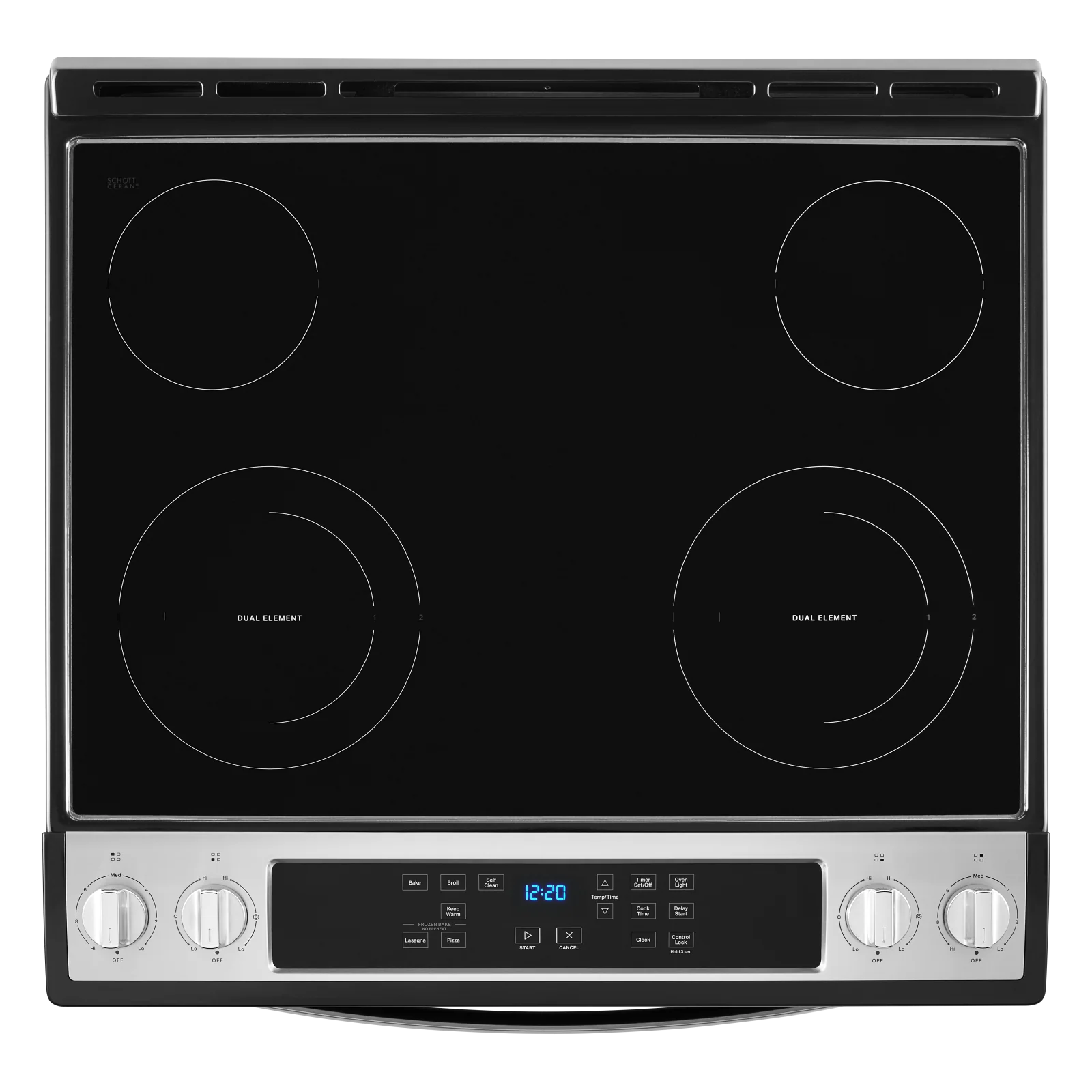 Whirlpool Stainless Steel Electric Range with Frozen Bake Technology (4.8 Cu.Ft) - YWEE515S0LS - Image 5