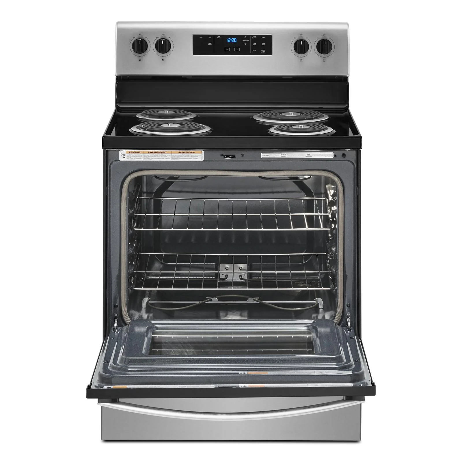 Whirlpool Stainless Steel Freestanding Electric Range (4.8 Cu. Ft.) - YWFC315S0JS - Image 3