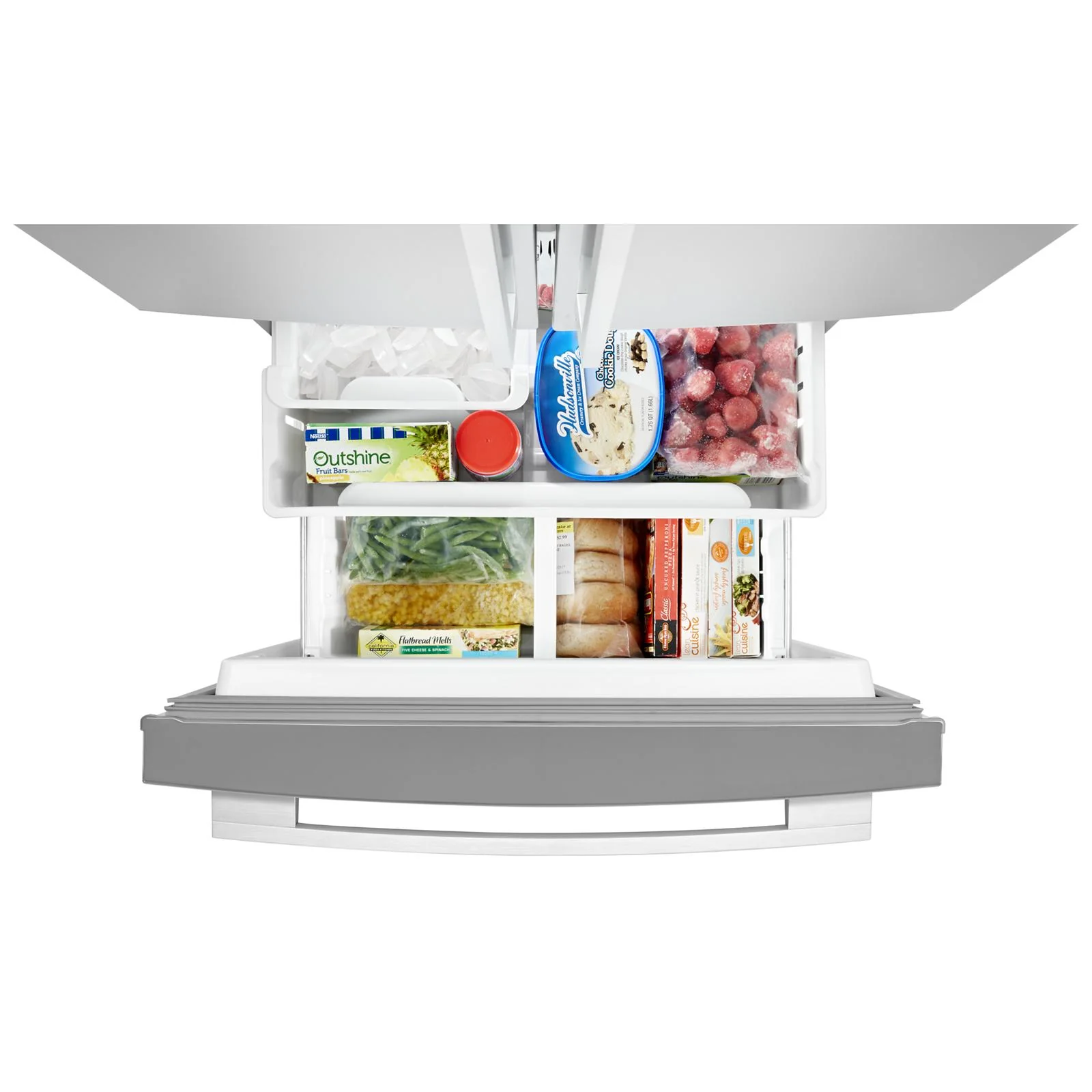 Whirlpool 29.5" 20 Cu. Ft. Stainless Steel French Door Refrigerator - WRF560SFHZ - Image 7