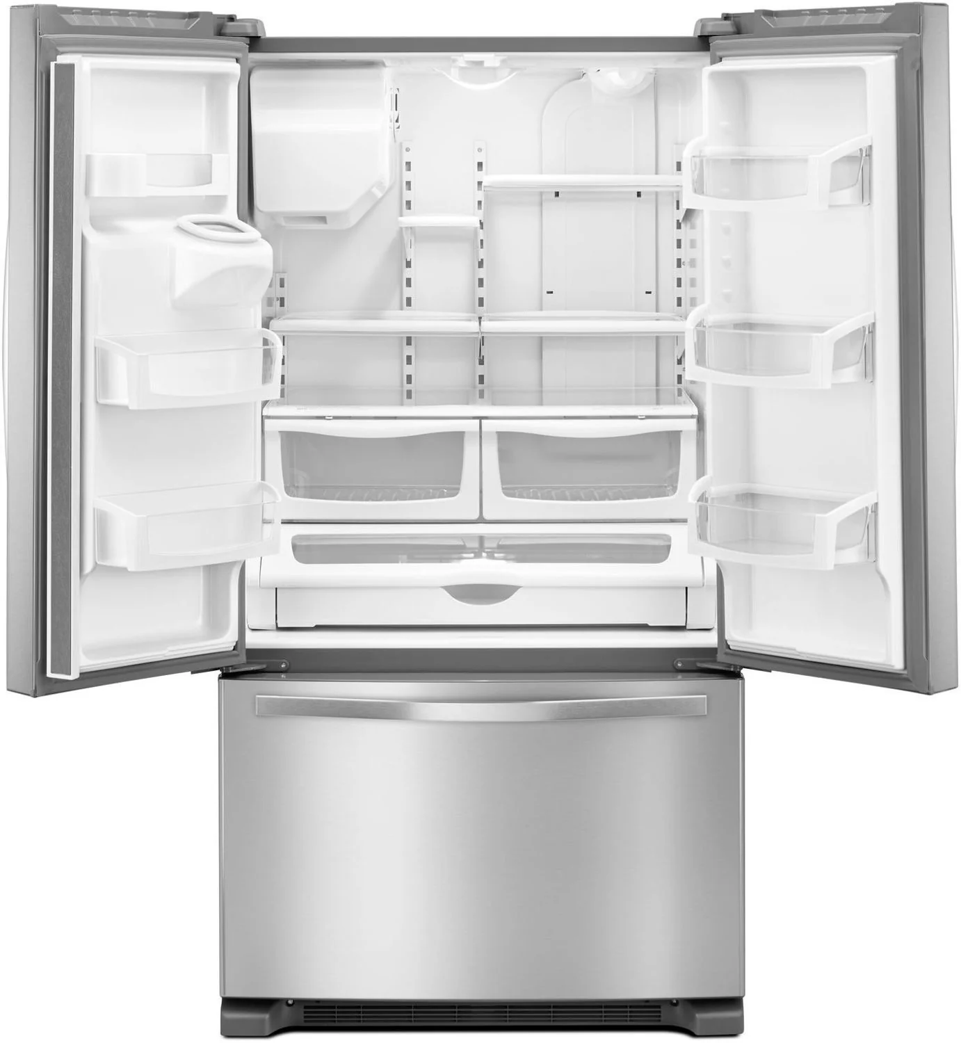 Whirlpool Stainless Steel French Door Refrigerator (25 Cu. Ft.) - WRF555SDFZ - Image 3