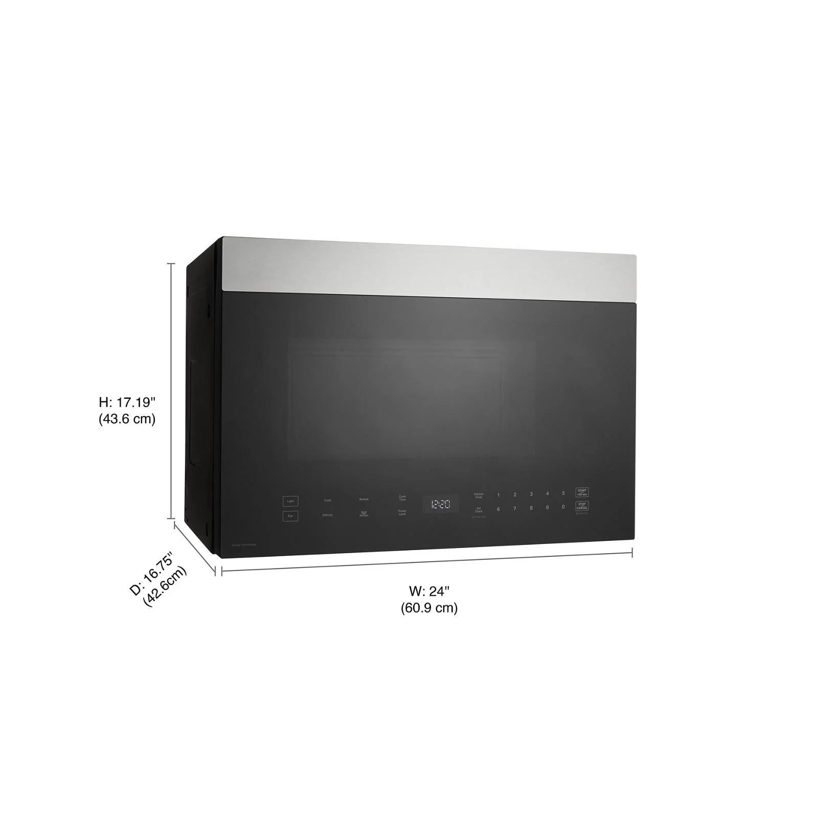 Whirlpool Stainless Steel Over-The-Range Convection Microwave (1.4 Cu. Ft.) - UMMS5024SS - Image 9